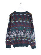 Vintage Pullover Mehrfarbig L – Rückseite