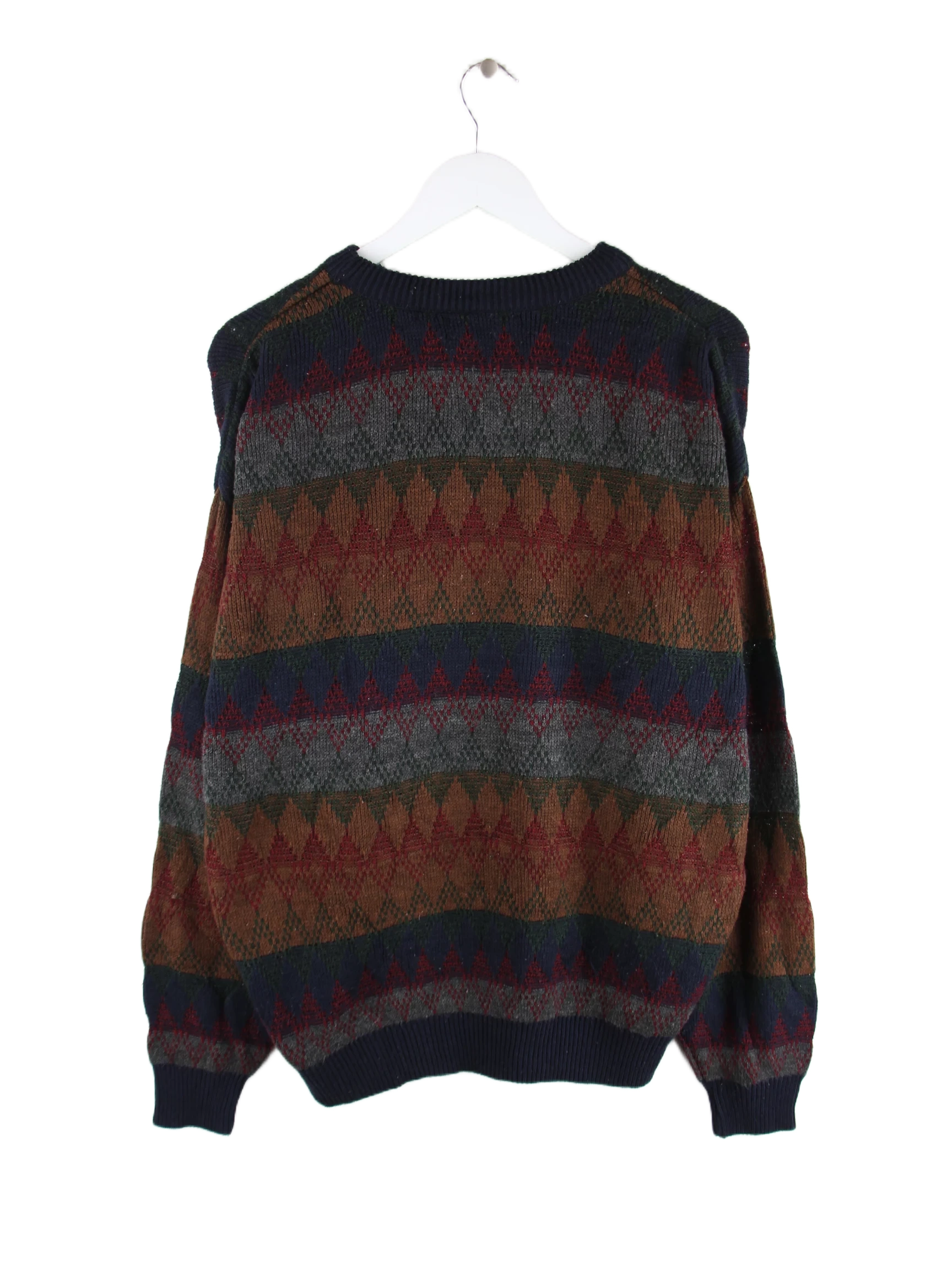 Vintage Pullover Mehrfarbig L – Rückseite
