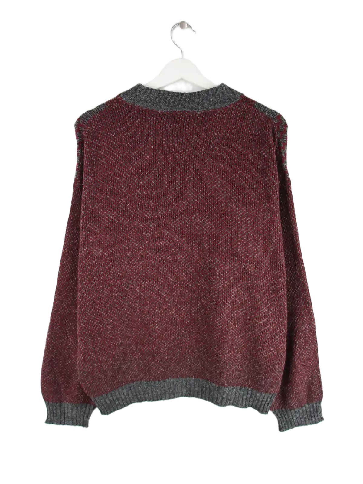 Vintage Pullover Rot L – Rückseite