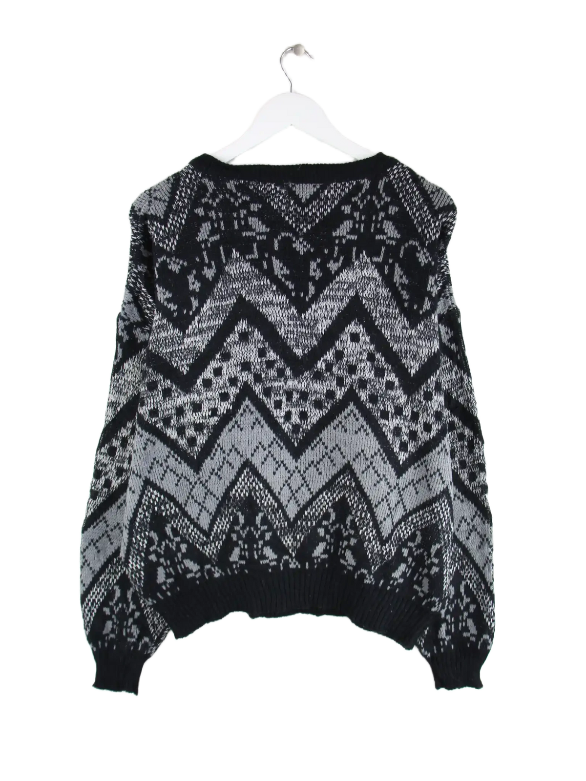 Vintage Pullover Schwarz XL – Rückseite