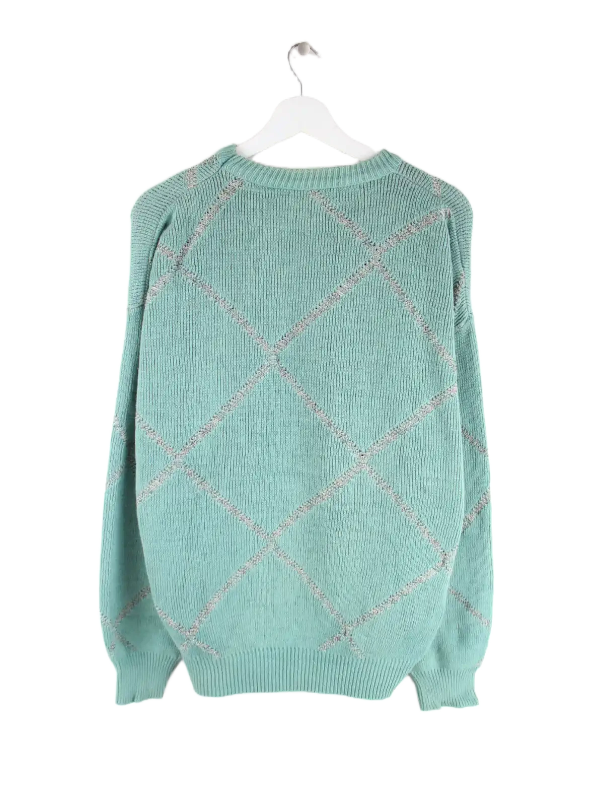 Vintage Pullover Türkis XXL – Rückseite