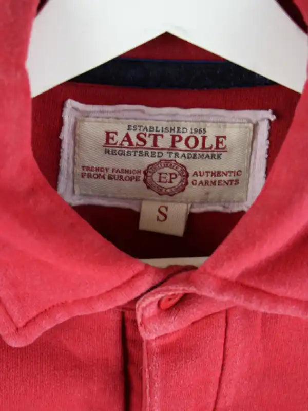 Vintage Sweater Rot S – Etikett