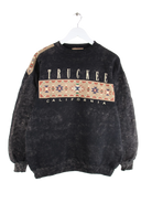 Vintage Sweater Schwarz L – Vorderseite