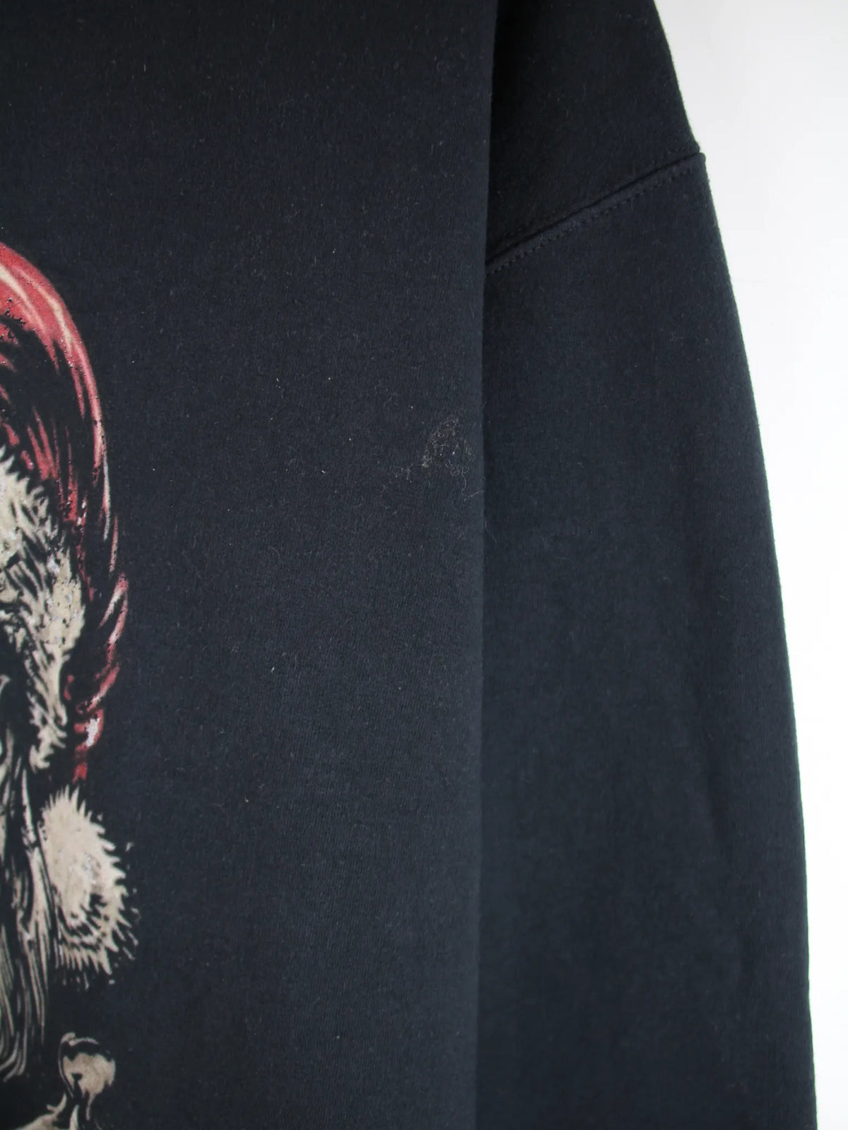 Vintage Sweater Schwarz XXL – Etikett