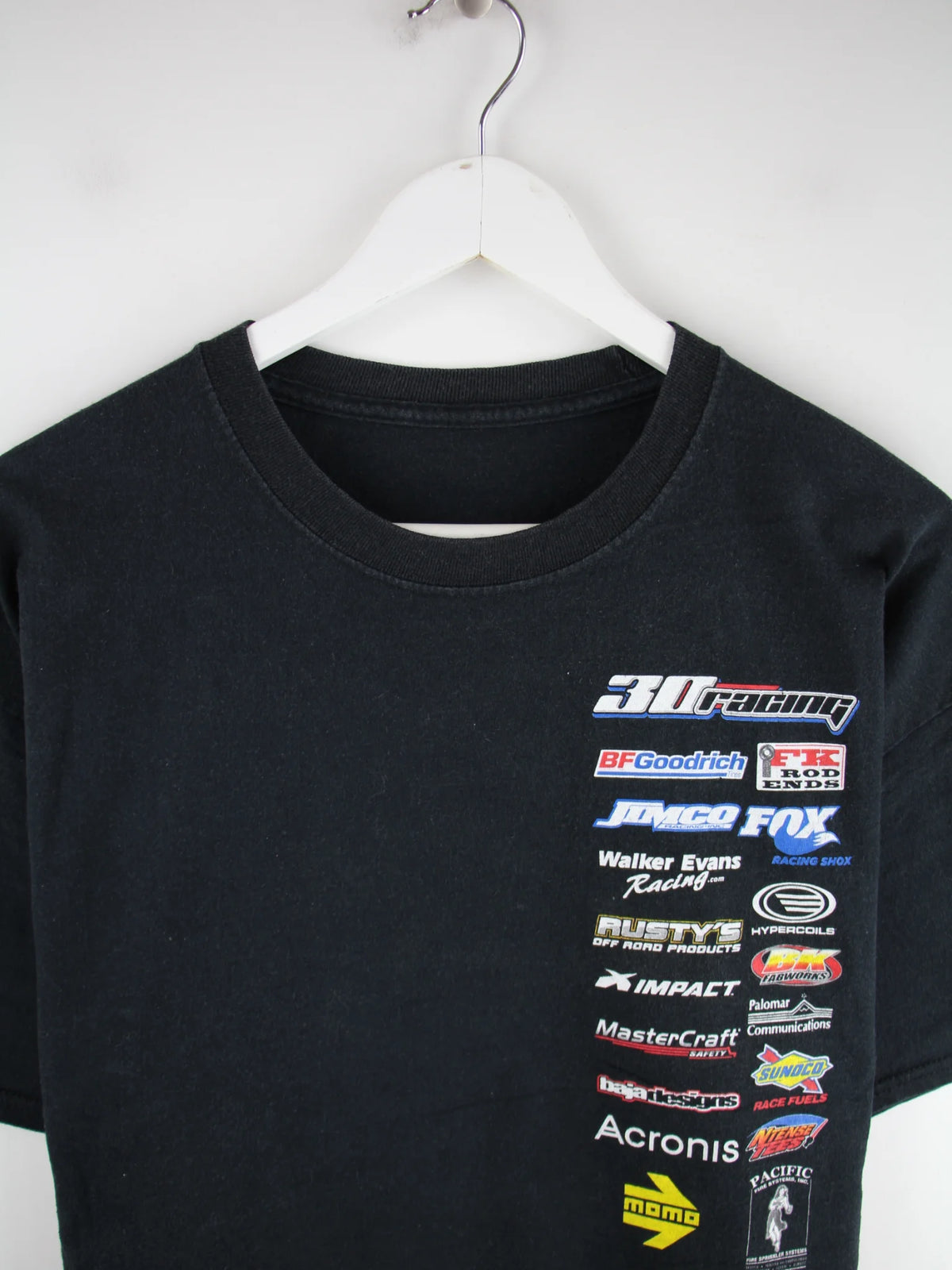 Vintage T-Shirt Schwarz L – Detailansicht Vorderseite