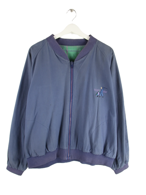 Vintage Trainingsjacke Blau XL – Vorderseite