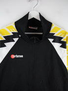 Vintage Trainingsjacke Schwarz XL – Detailansicht Vorderseite