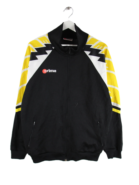 Vintage Trainingsjacke Schwarz XL – Vorderseite