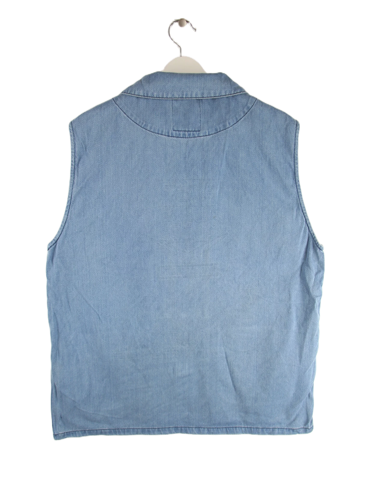 Vintage Weste Blau XXL – Rückseite