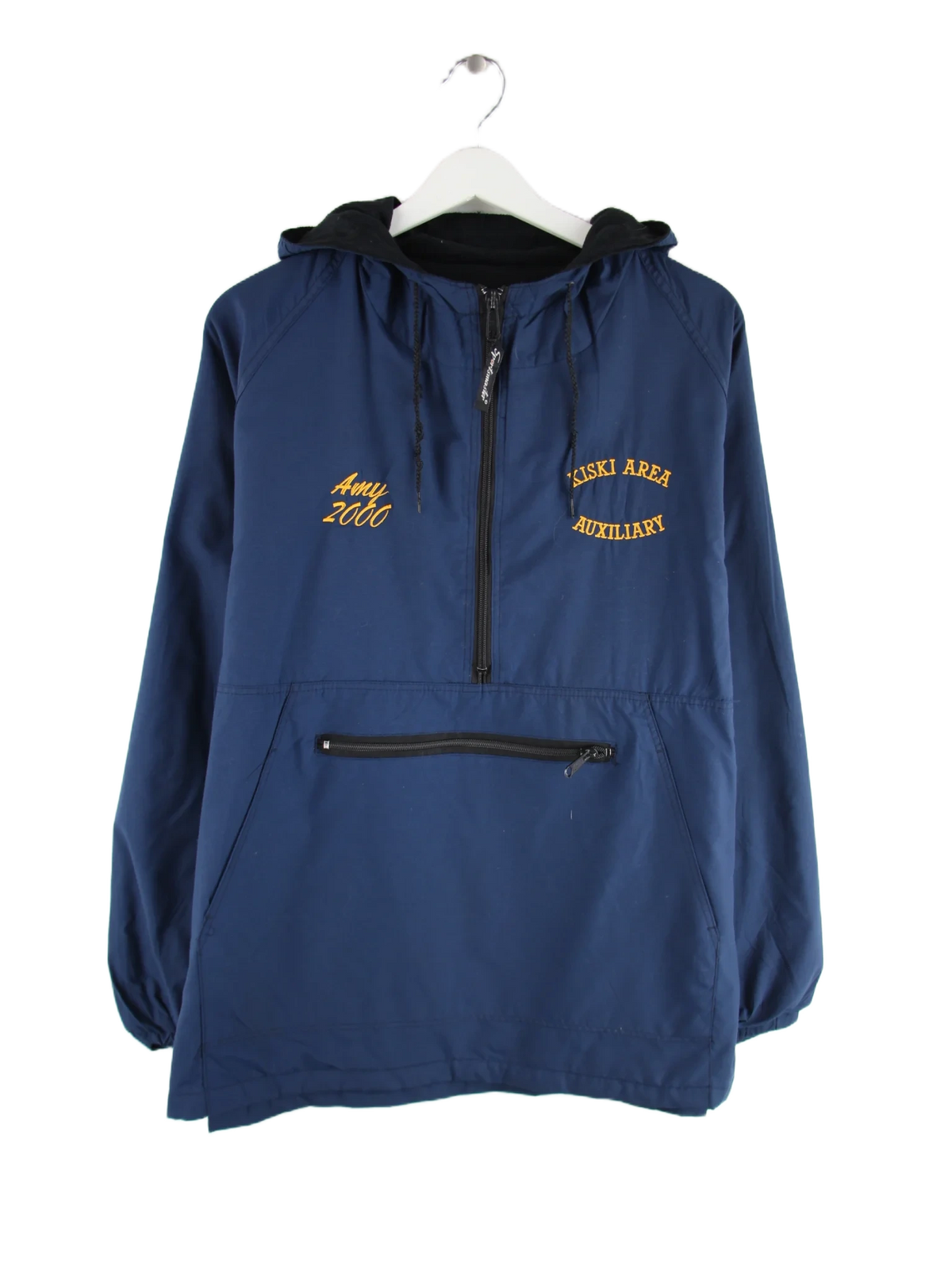 Vintage Windbreaker Blau M – Vorderseite
