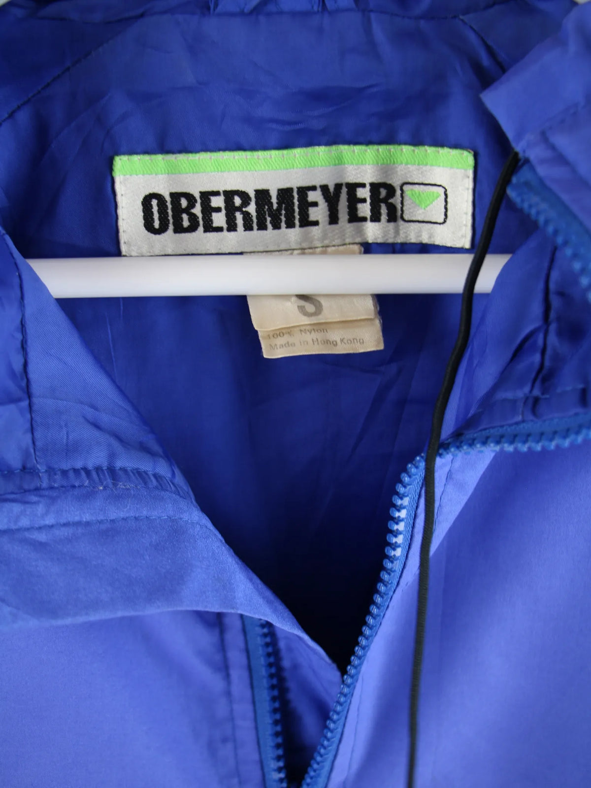 Vintage Windbreaker Blau S – Etikett