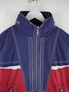 Vintage Windbreaker Mehrfarbig L – Detailansicht Vorderseite