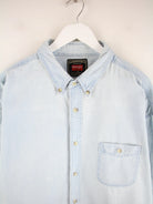Wrangler Freizeit Hemd Blau XXL – Detailansicht Vorderseite