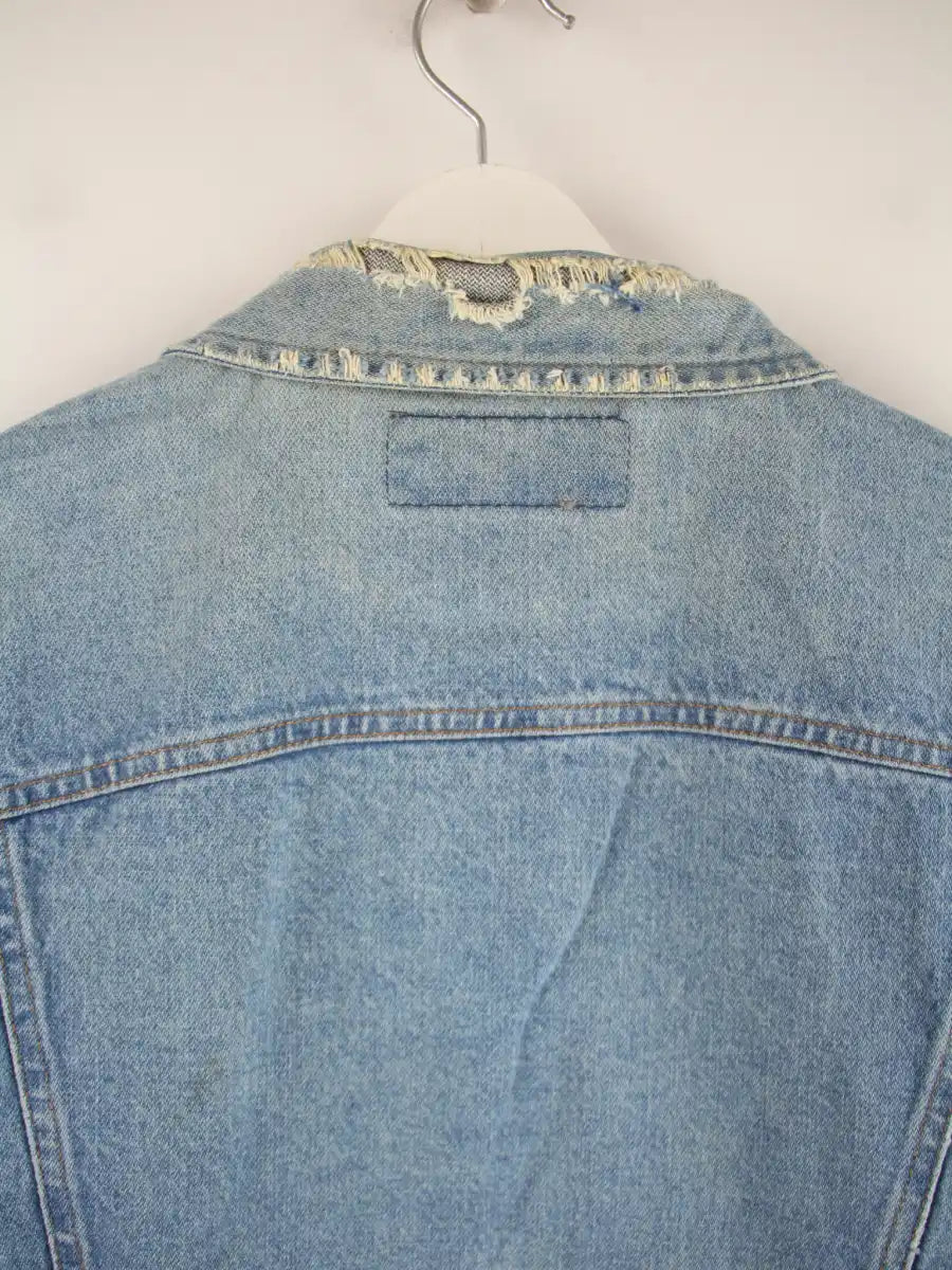 Wrangler Jeansjacke Blau L – Detailbild 3