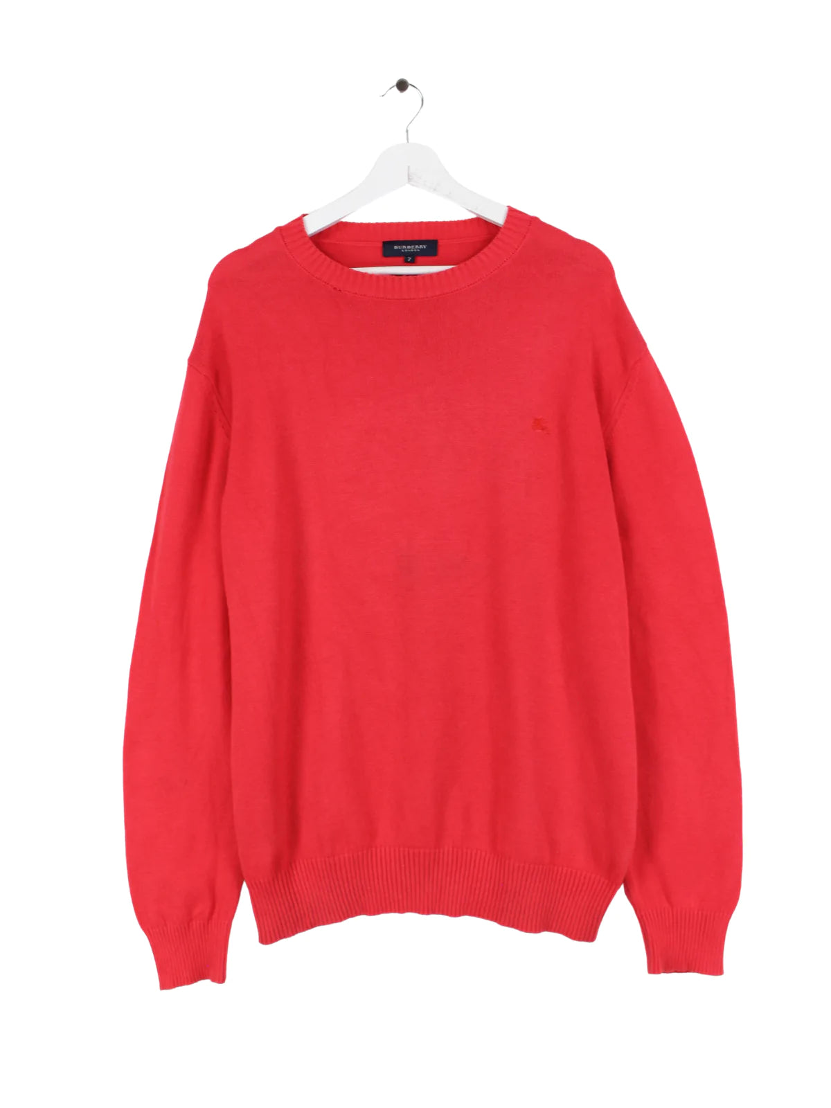 Red burberry sweater discount