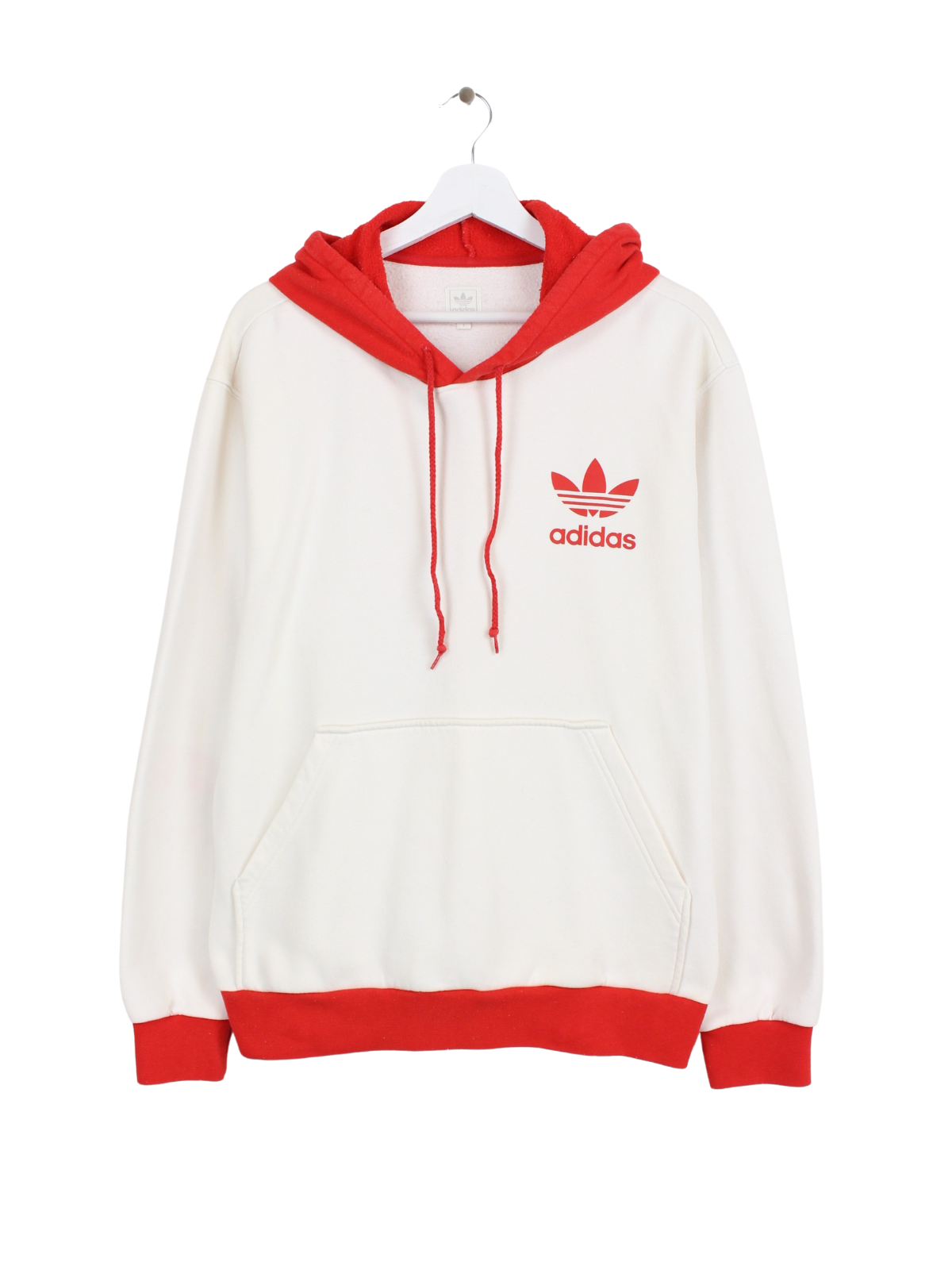 Adidas Originals Hoodie White Red L Peeces
