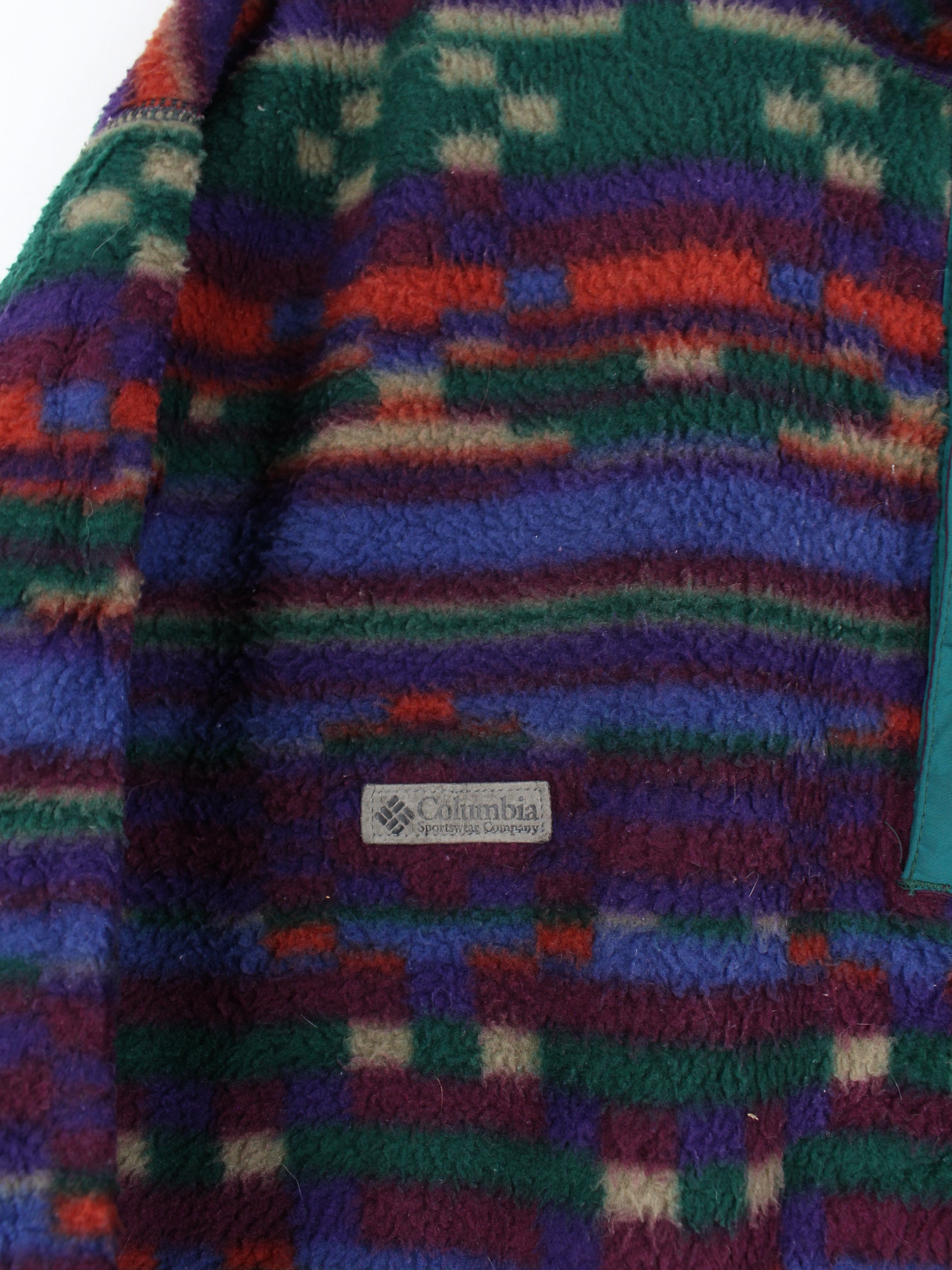 トップス 80s 90s Columbia Henley Neck Fleece Columbia 90s Fleece Top Multicolor L – Peeces