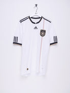 adidas embroidered Logo 'German National Team' white Jersey Shirt - Peeces