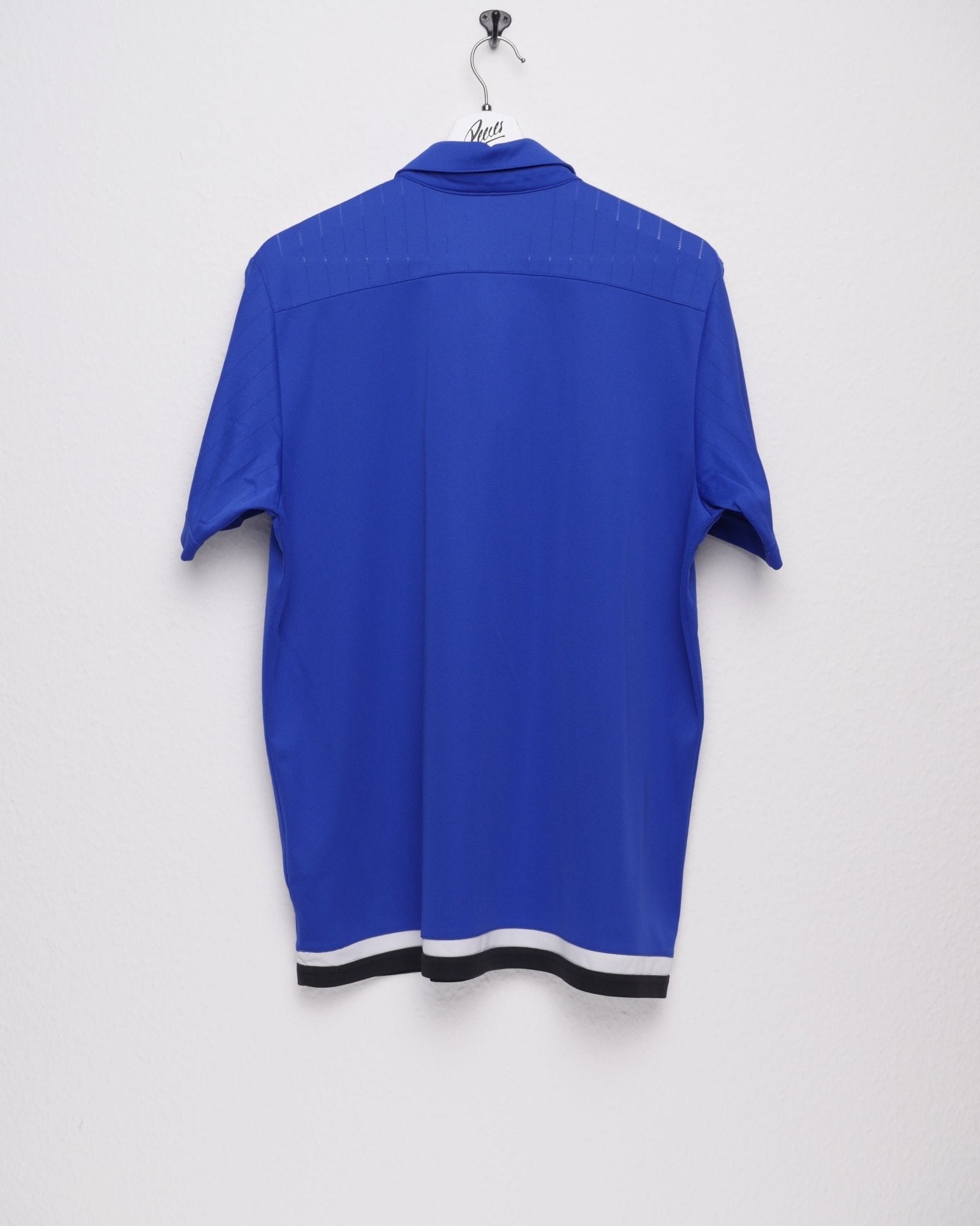 adidas embroidered Logo 'Irish Football' blue Jersey Shirt - Peeces