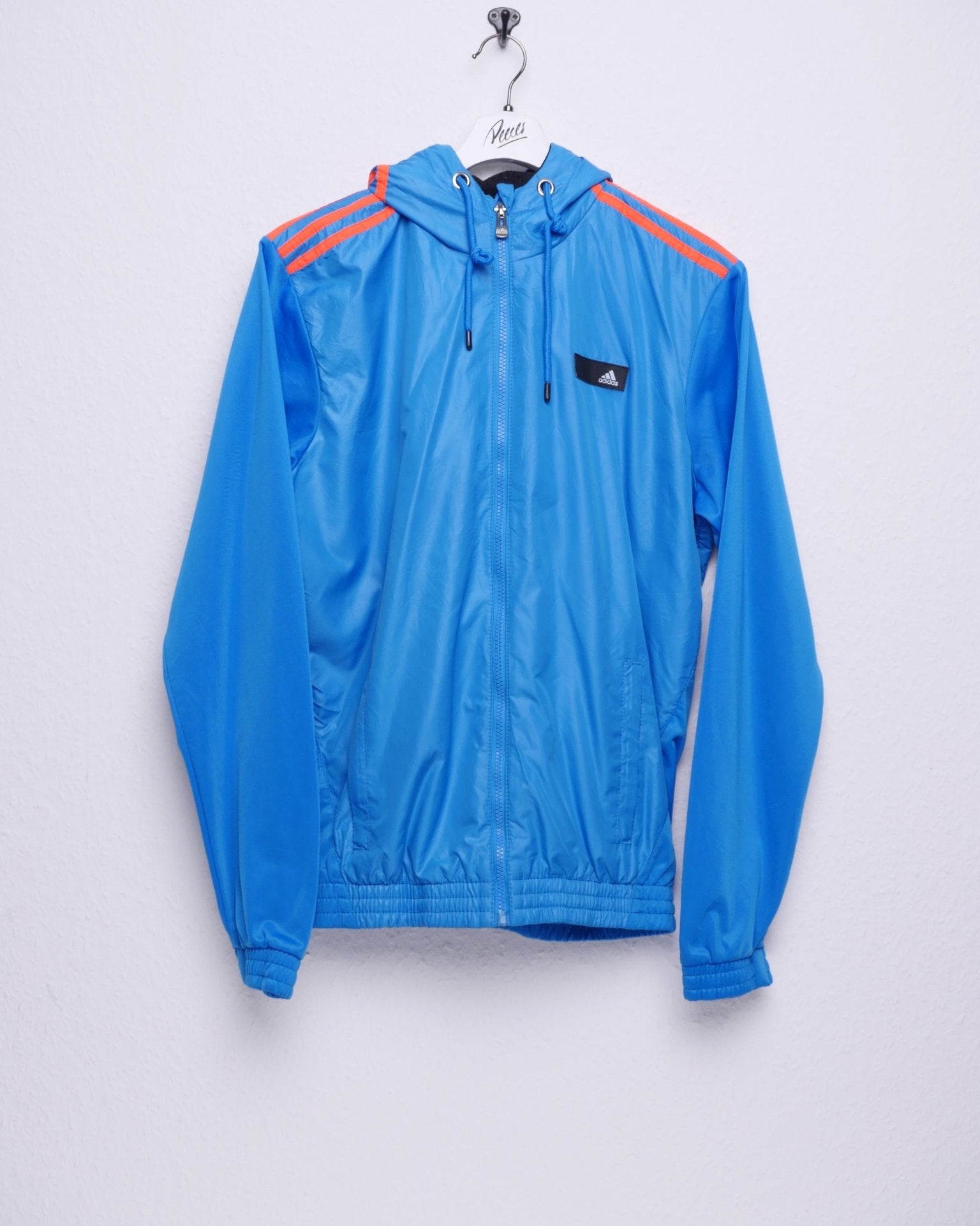 adidas embroidered Logo light blue Track Jacket - Peeces