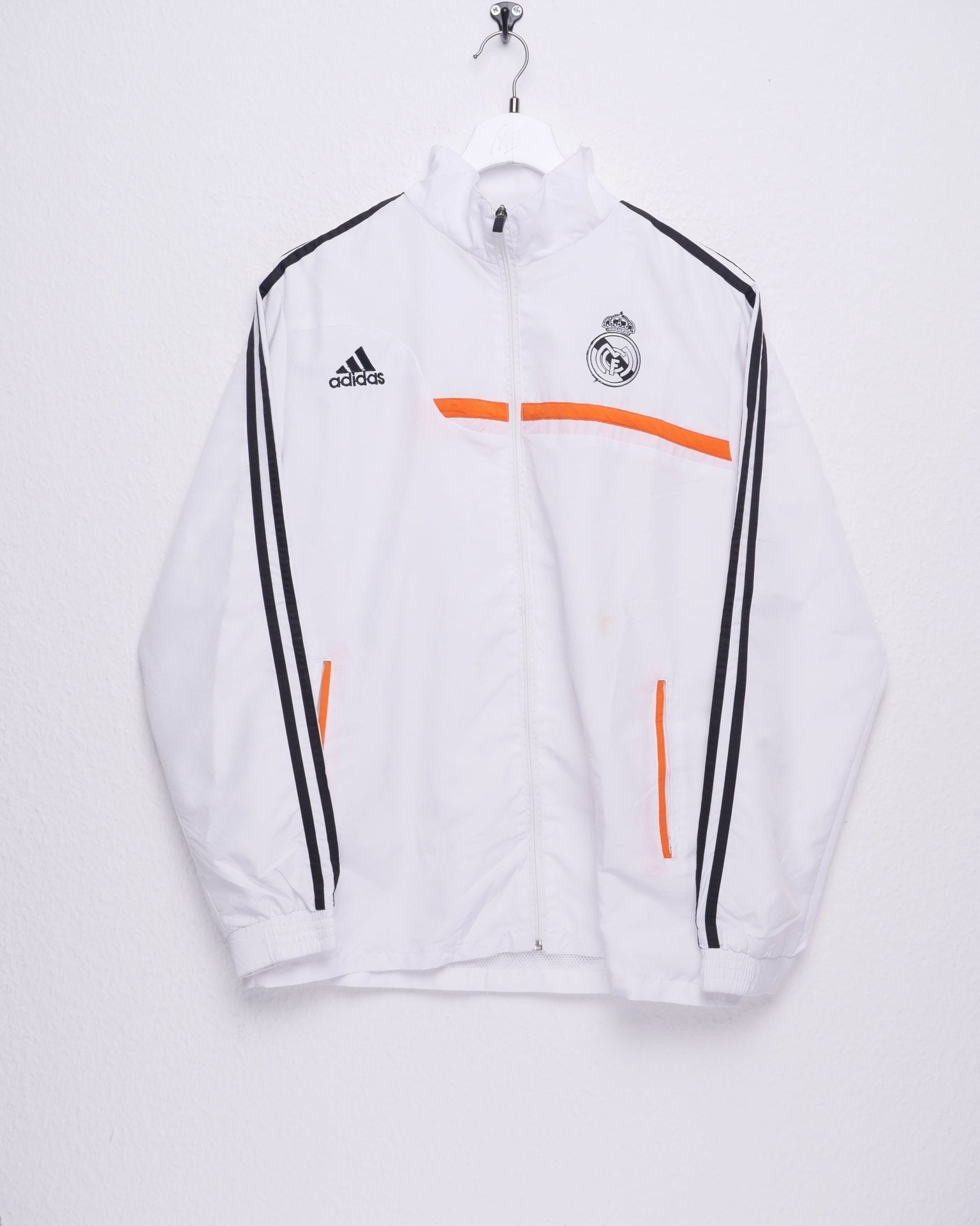 Adidas embroidered Logo two toned Soccer Track Jacket - Peeces