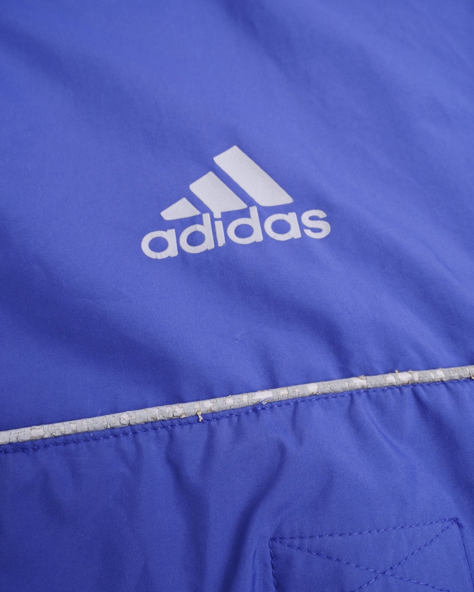 Adidas printed Logo two toned Vintage Windbreaker Jacket - Peeces