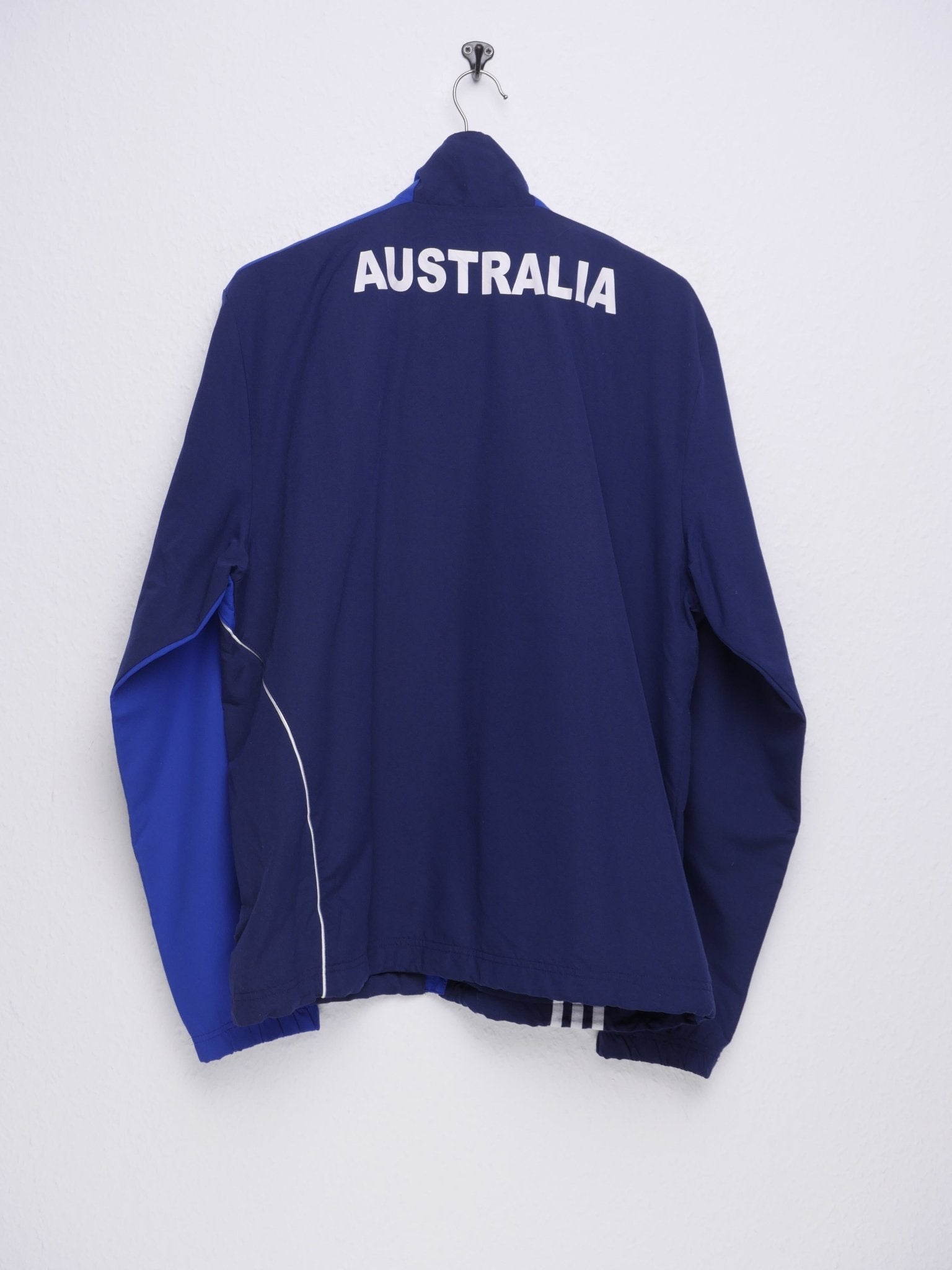 Adidas Soccer embroidered Logo blue Track Jacke - Peeces