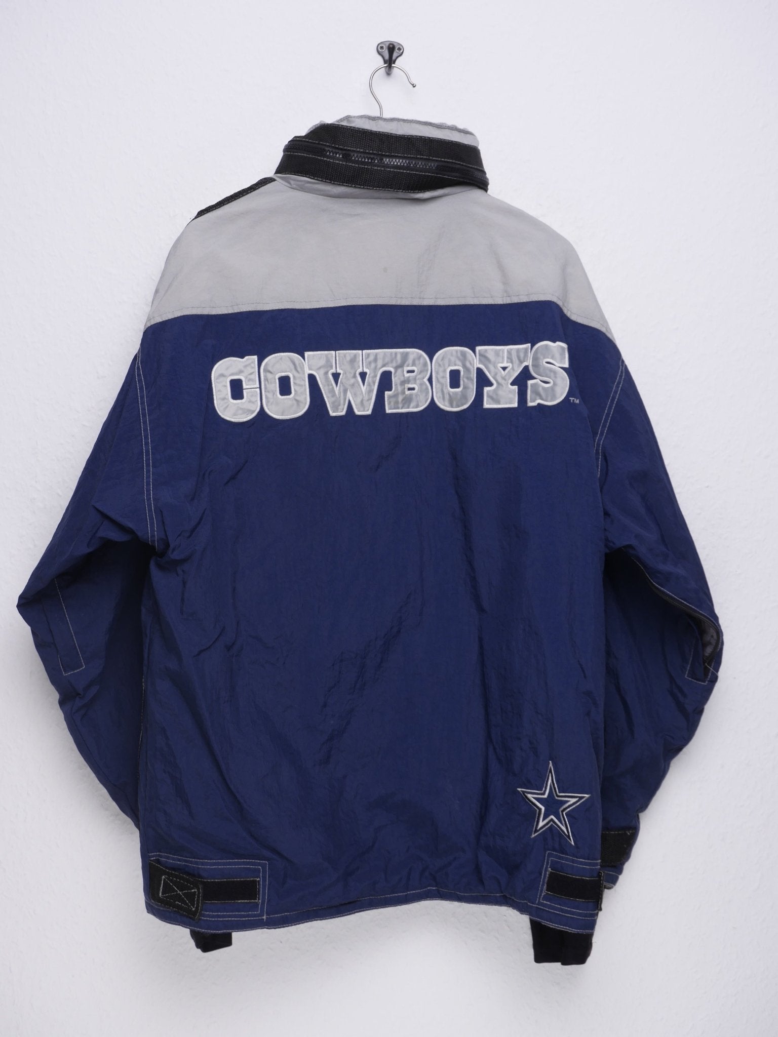 Champion embroidered Dallas Cowboys Spellout Vintage Track Jacke - Peeces