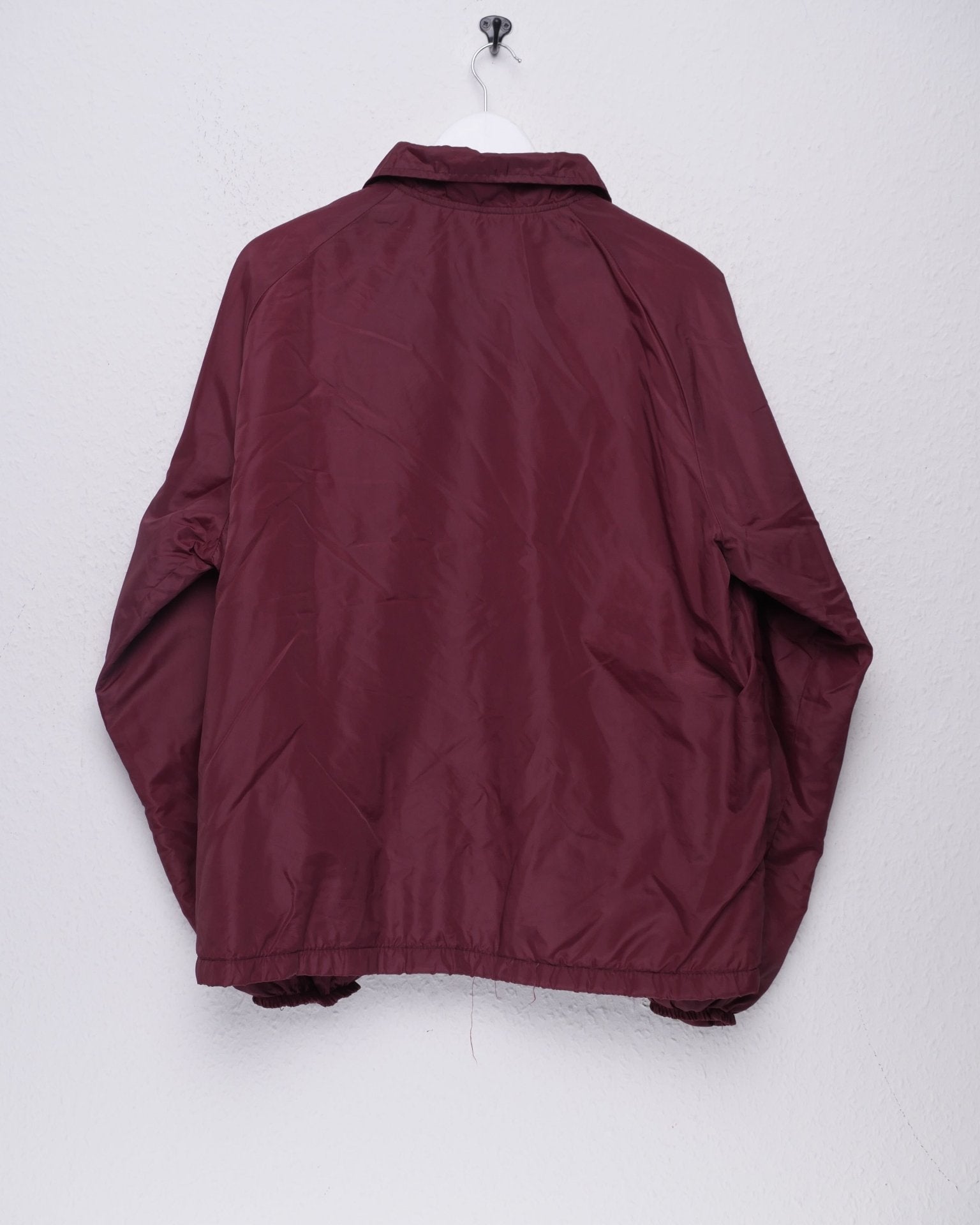 Champion embroidered Logo burgundy College Jacket - Peeces