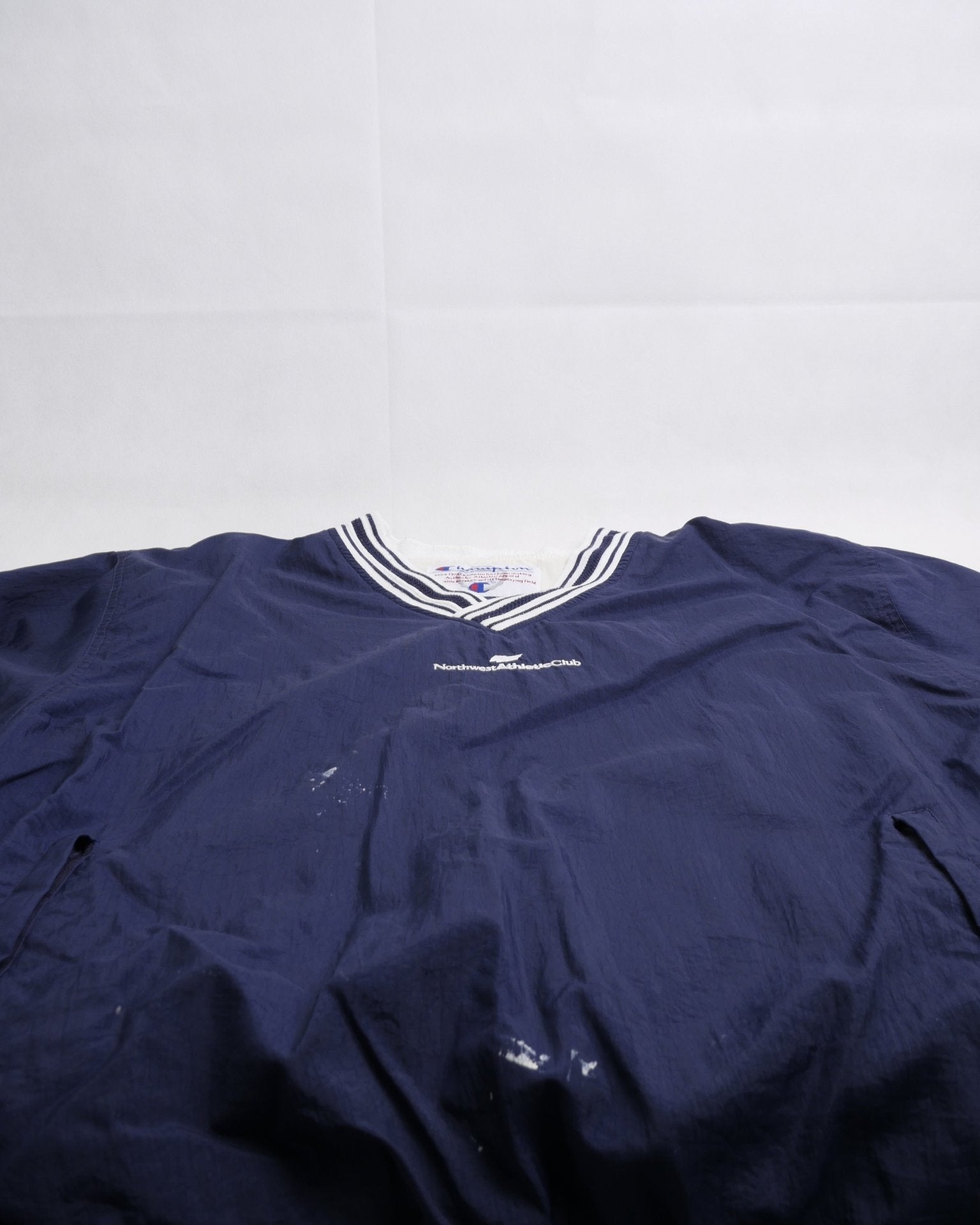Champion embroidered Logo 'Northwest Athletic Club' navy Jersey Sweater - Peeces