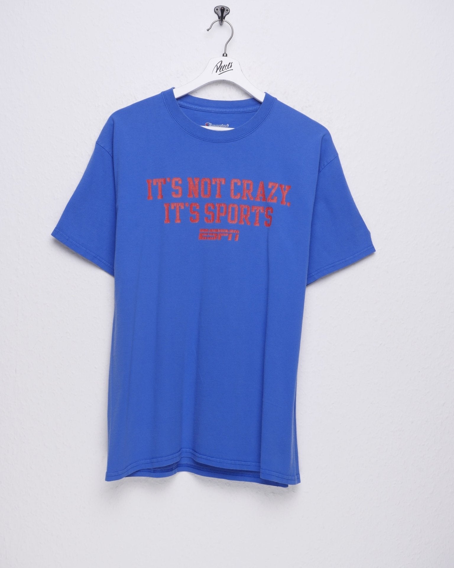 Champion ESPN embroidered Logo blue Shirt - Peeces