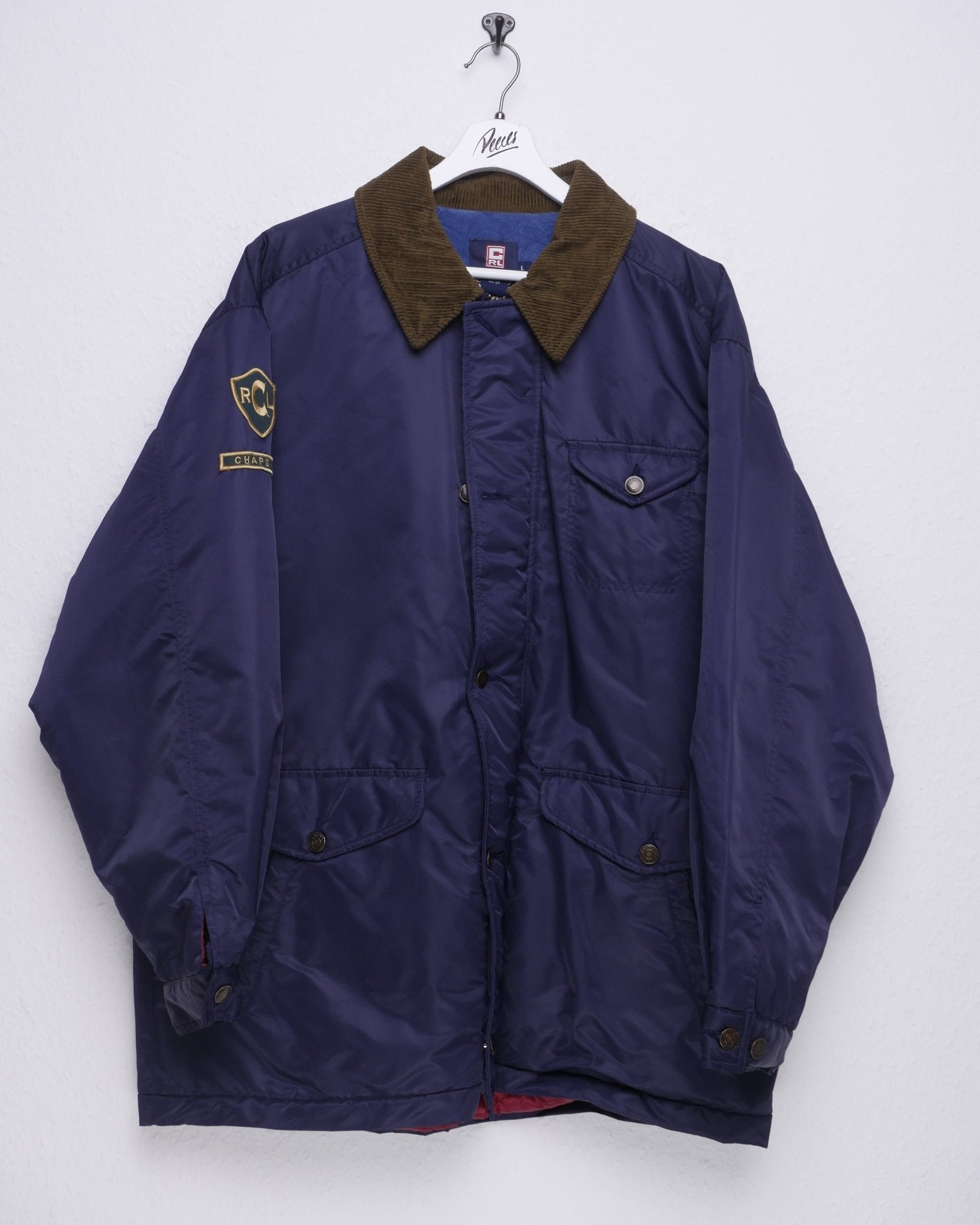 Chaps by Ralph Lauren embroidered Logo navy heavy Jacket - Peeces