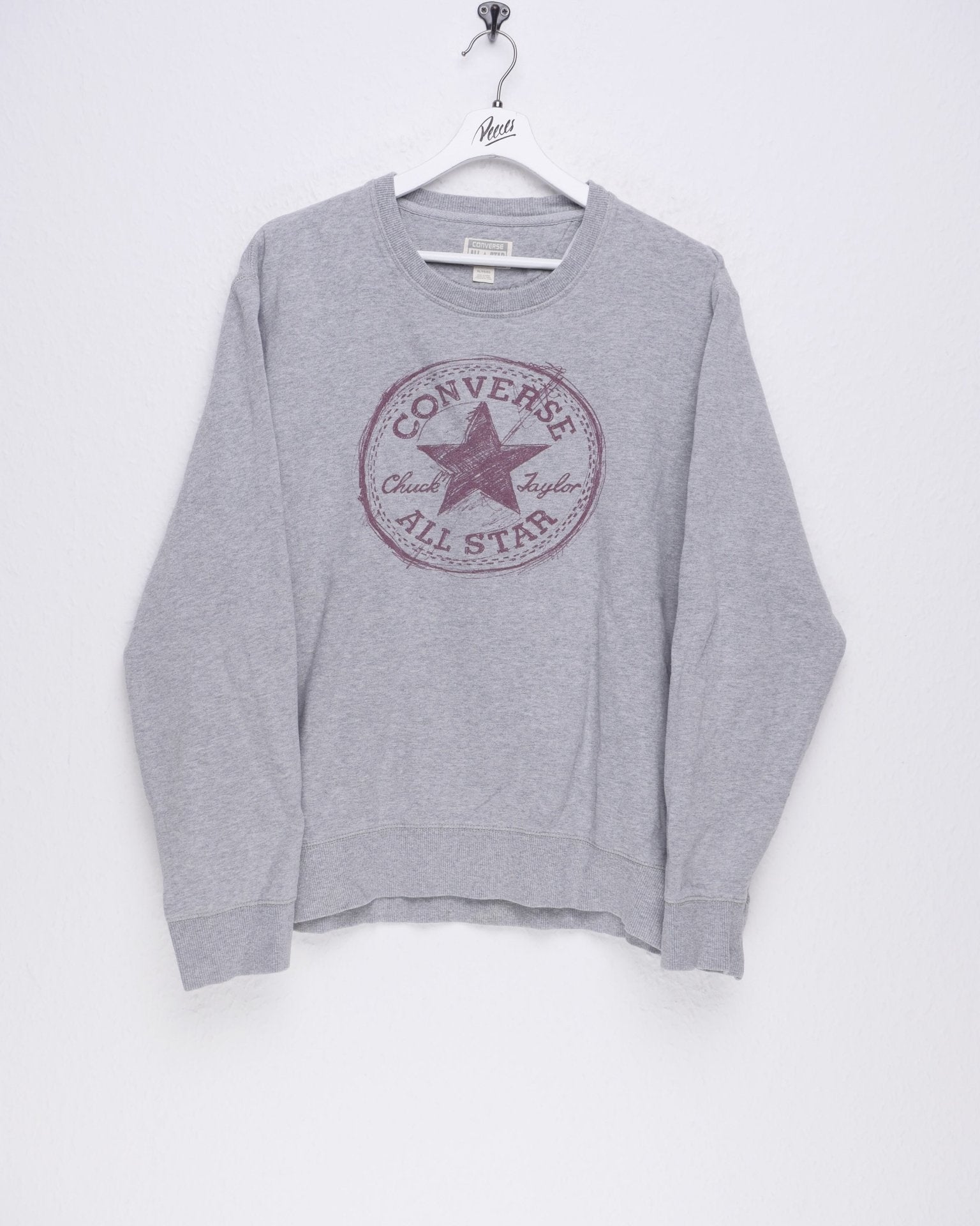 Converse printed Big Logo grey Sweater - Peeces