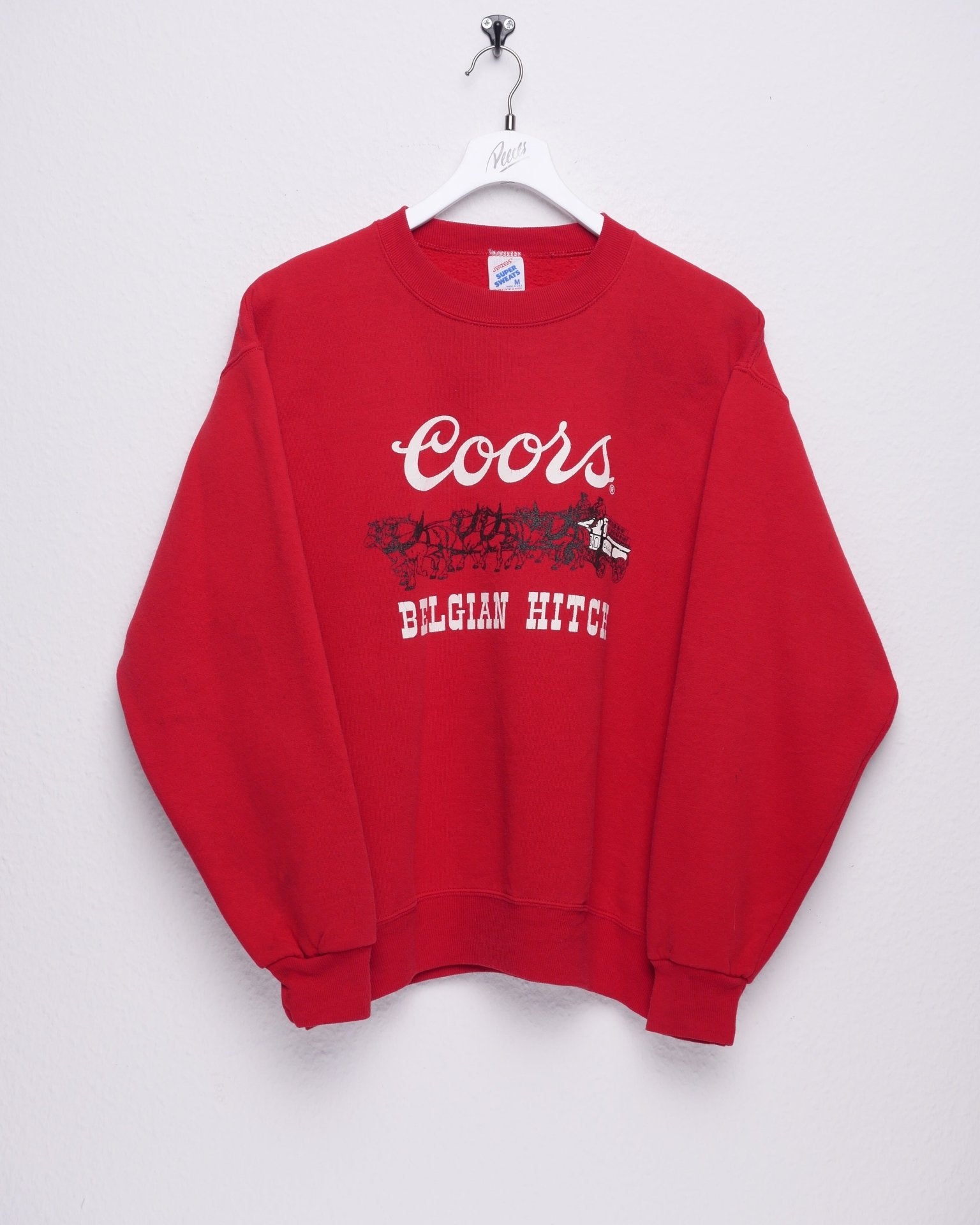 Coors Belgian Hitch printed red Sweater - Peeces