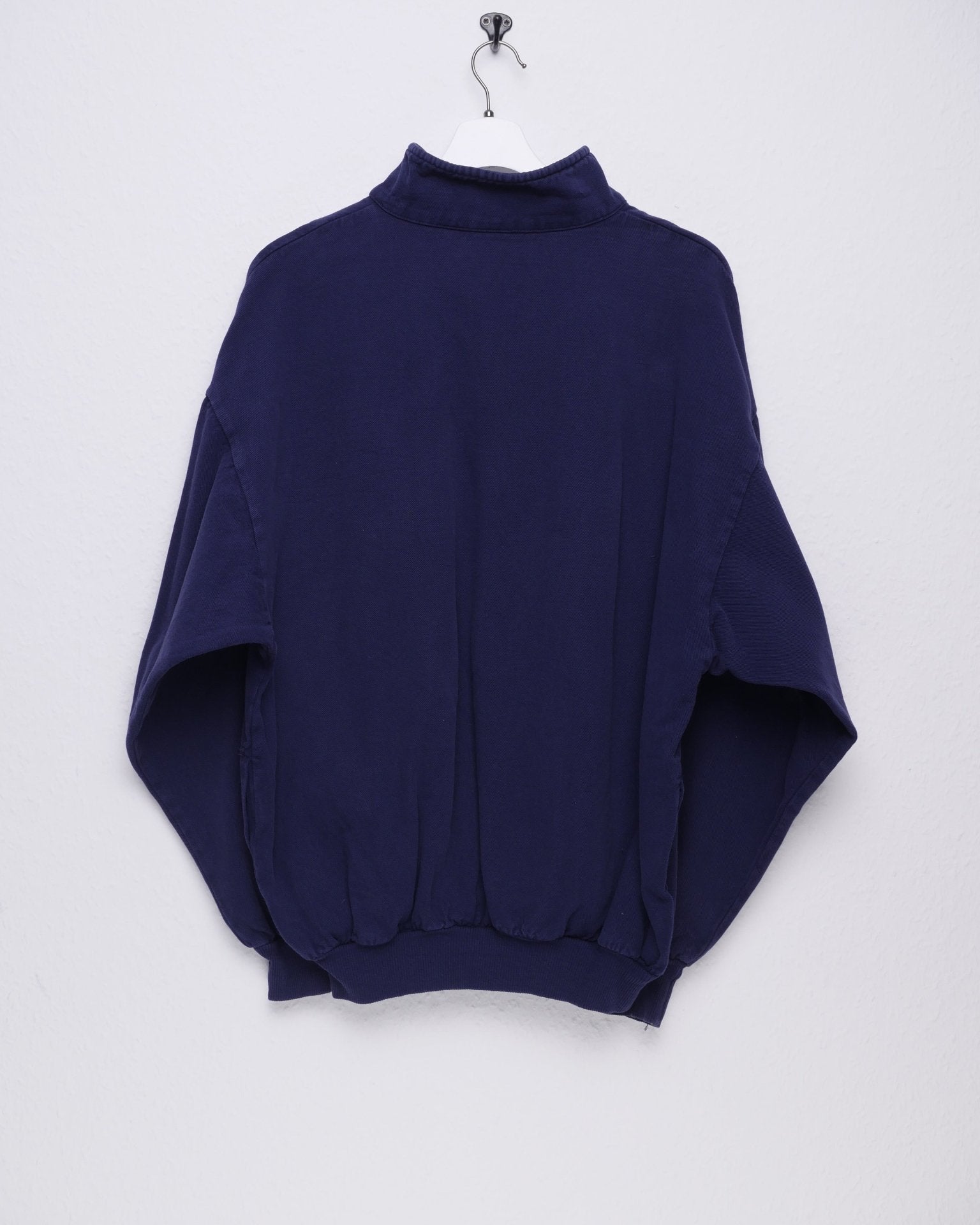 embroidered Logo navy Sweater - Peeces