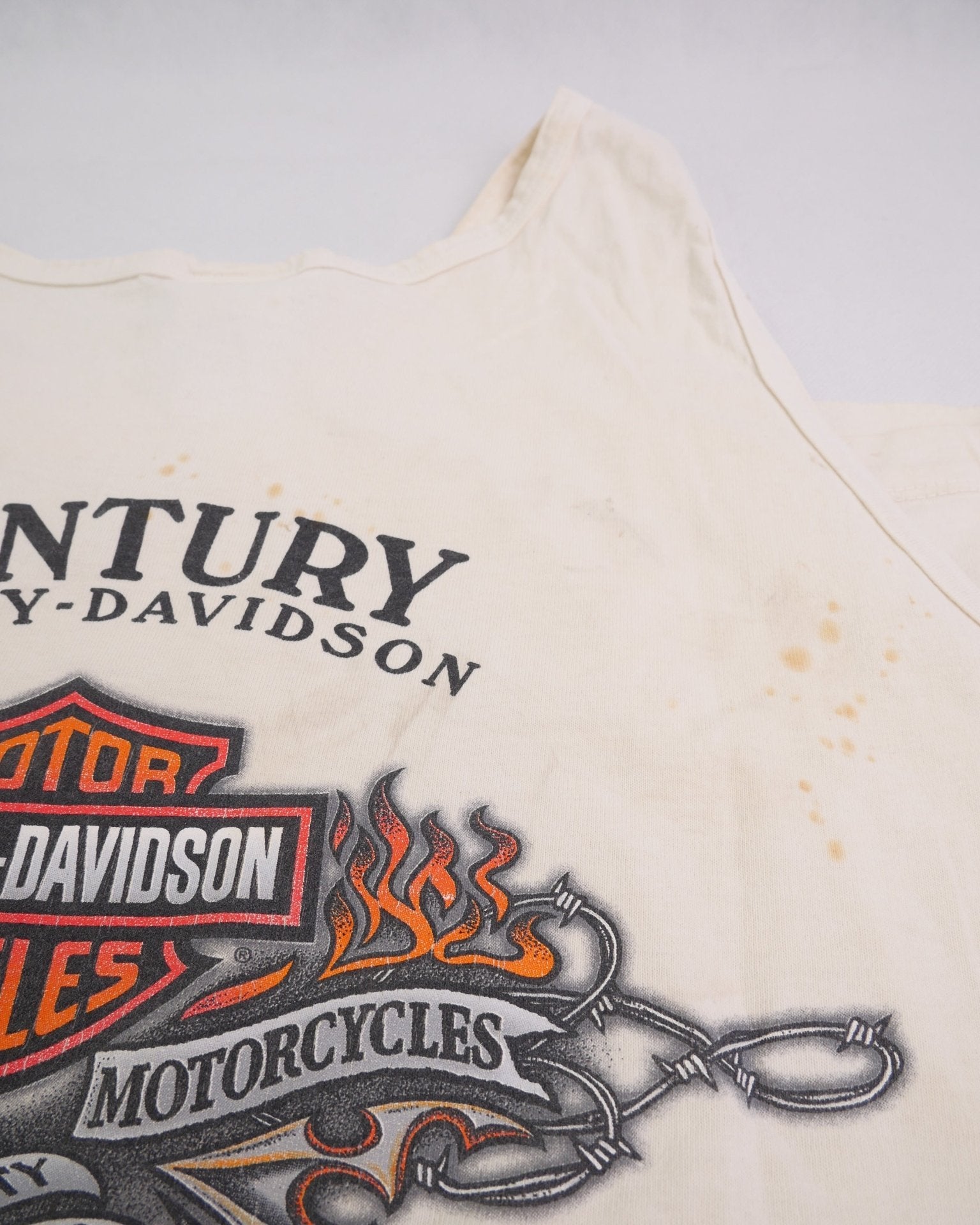 Harley Davidson printed Logo Vintage Tank Top Shirt - Peeces