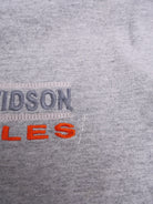 harley embroidered 'Harley Davidson' Spellout Vintag L/S Shirt - Peeces