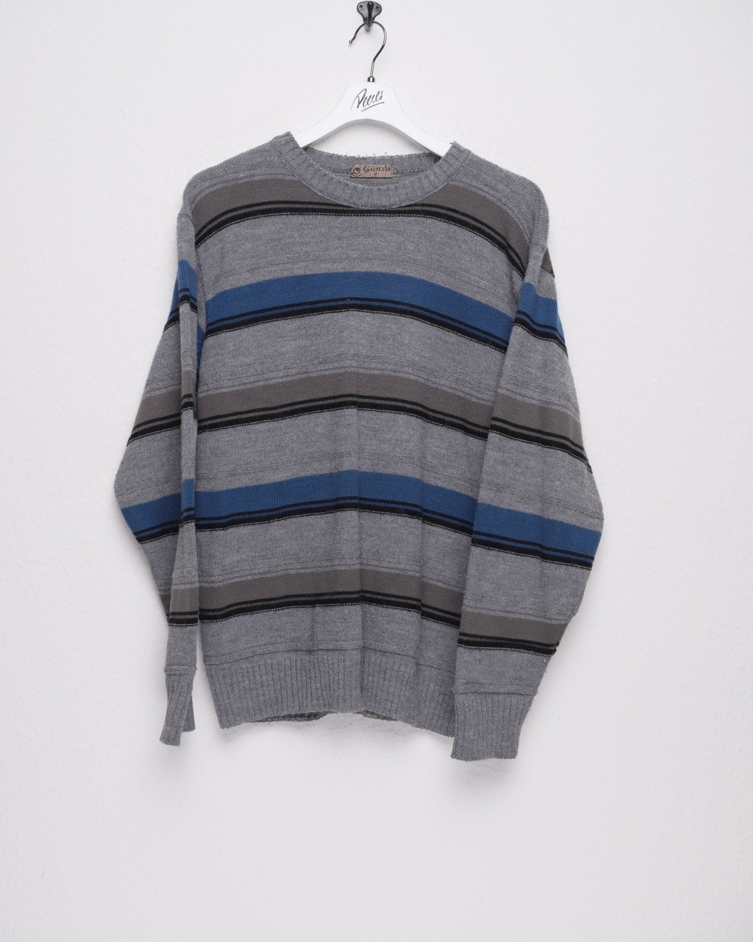 Knitted multicolored Wool Sweater - Peeces