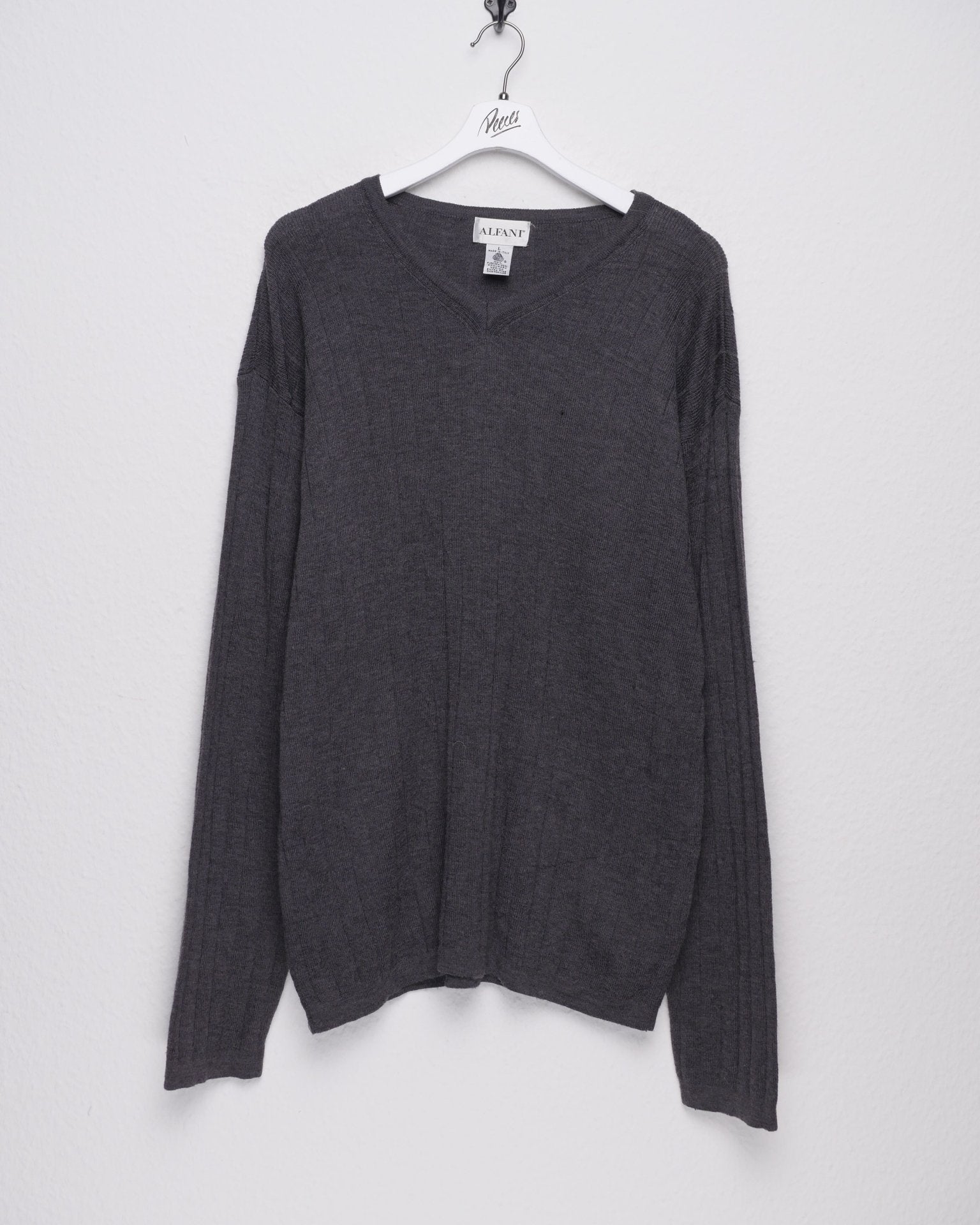 knitted plain Sweater - Peeces