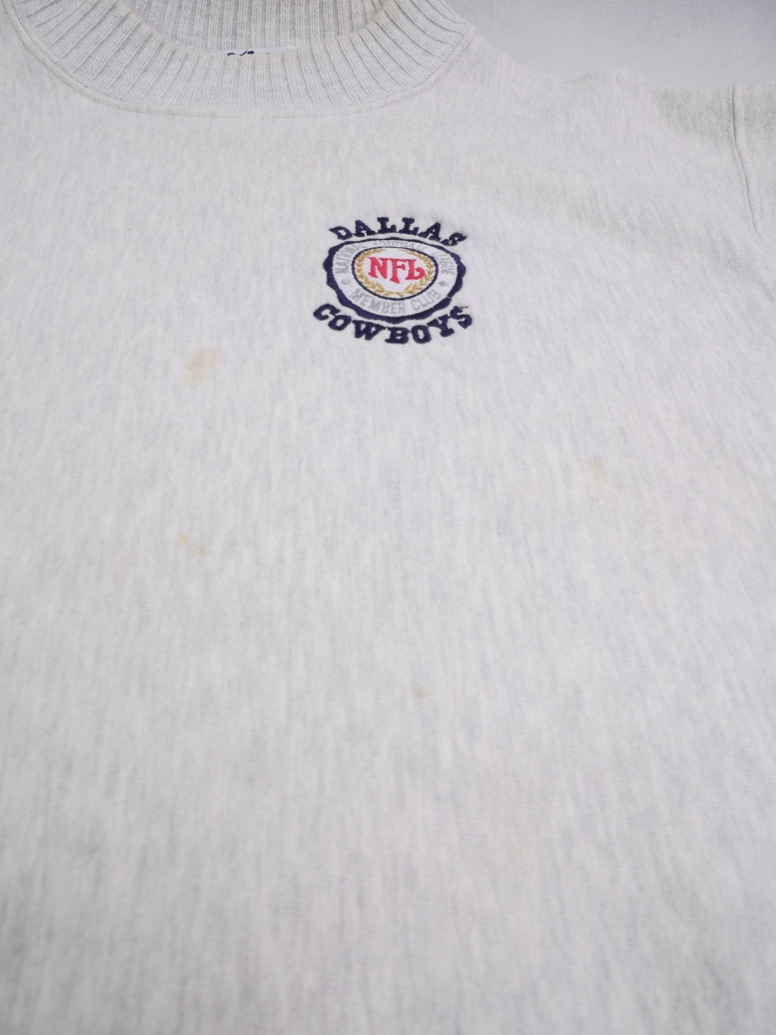 lee NFL 'Dallas Cowboys' embroidered Logo grey Sweater - Peeces