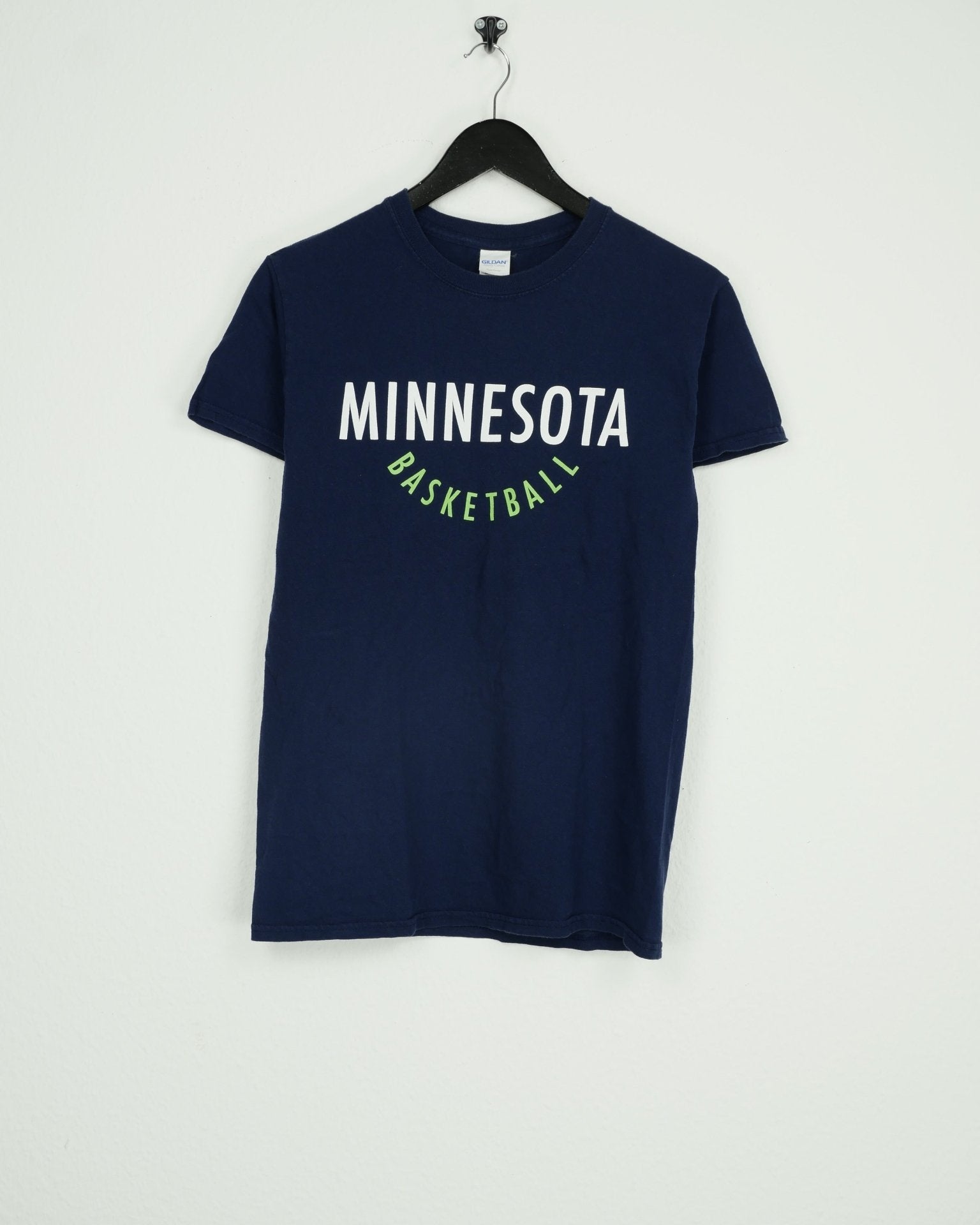 Minnesota Basketball printed logo navy shirt - Peeces
