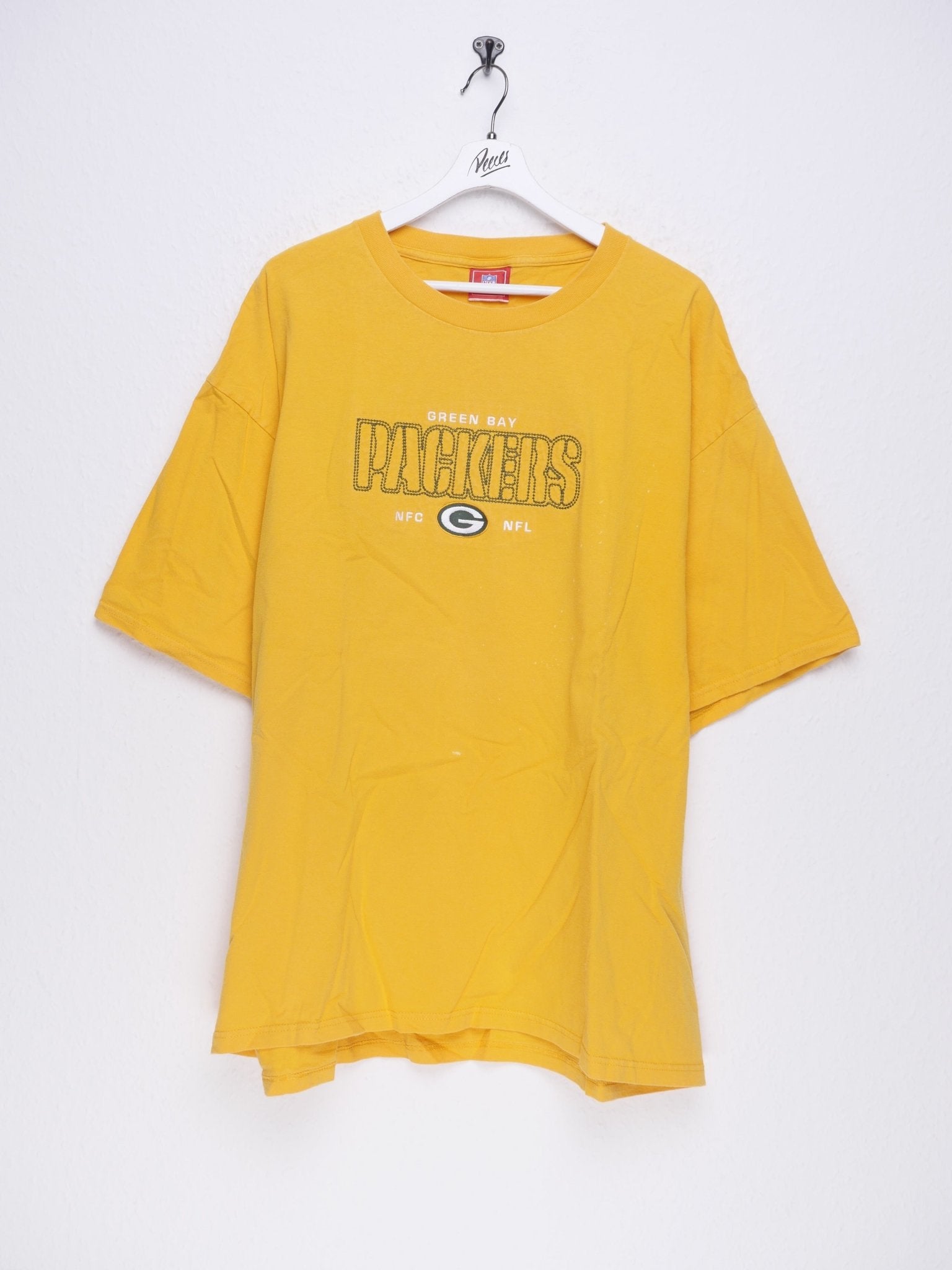 NFL embroidered Packers Spellout Vintage Shirt - Peeces