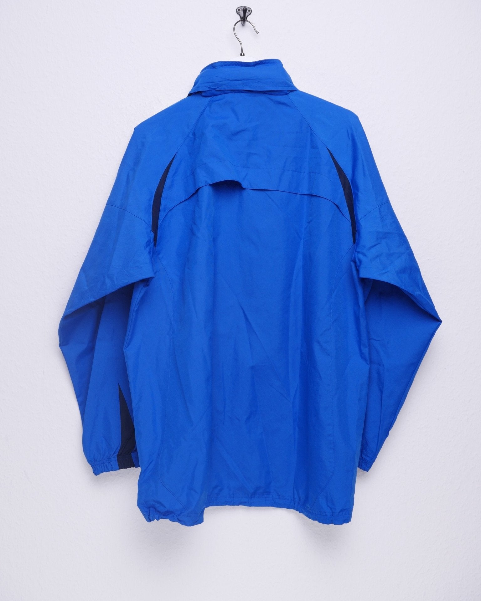 nike printed Swoosh blue Track Jacket - Peeces