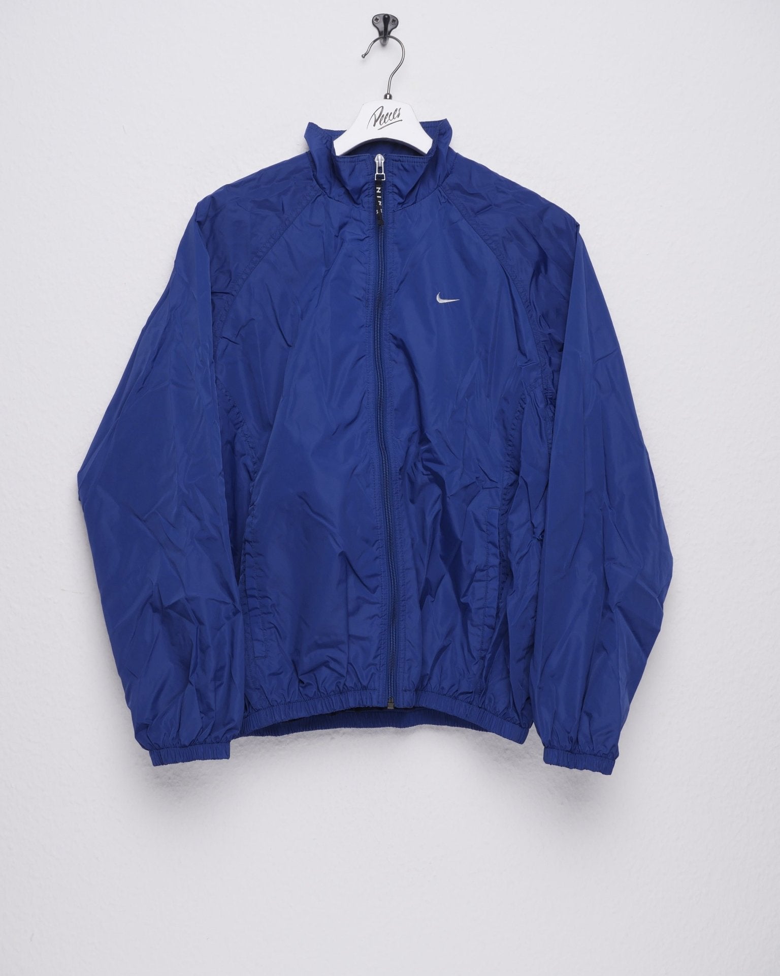 nike Red Tag embroidered Swoosh navy Track Jacket - Peeces