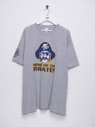Pirates printed Logo grey Shirt - Peeces