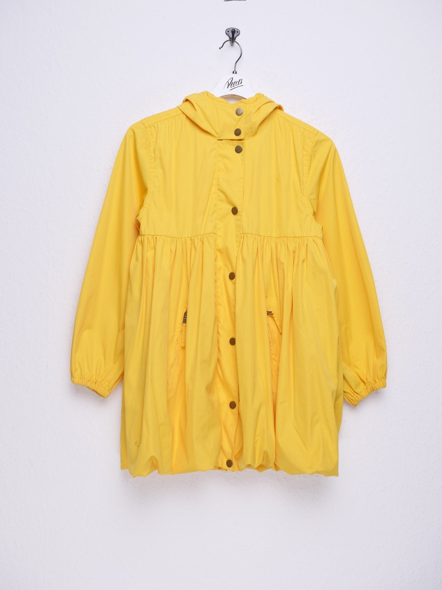 Polo Ralph Lauren embroidered Logo yellow Anorak Jacke - Peeces