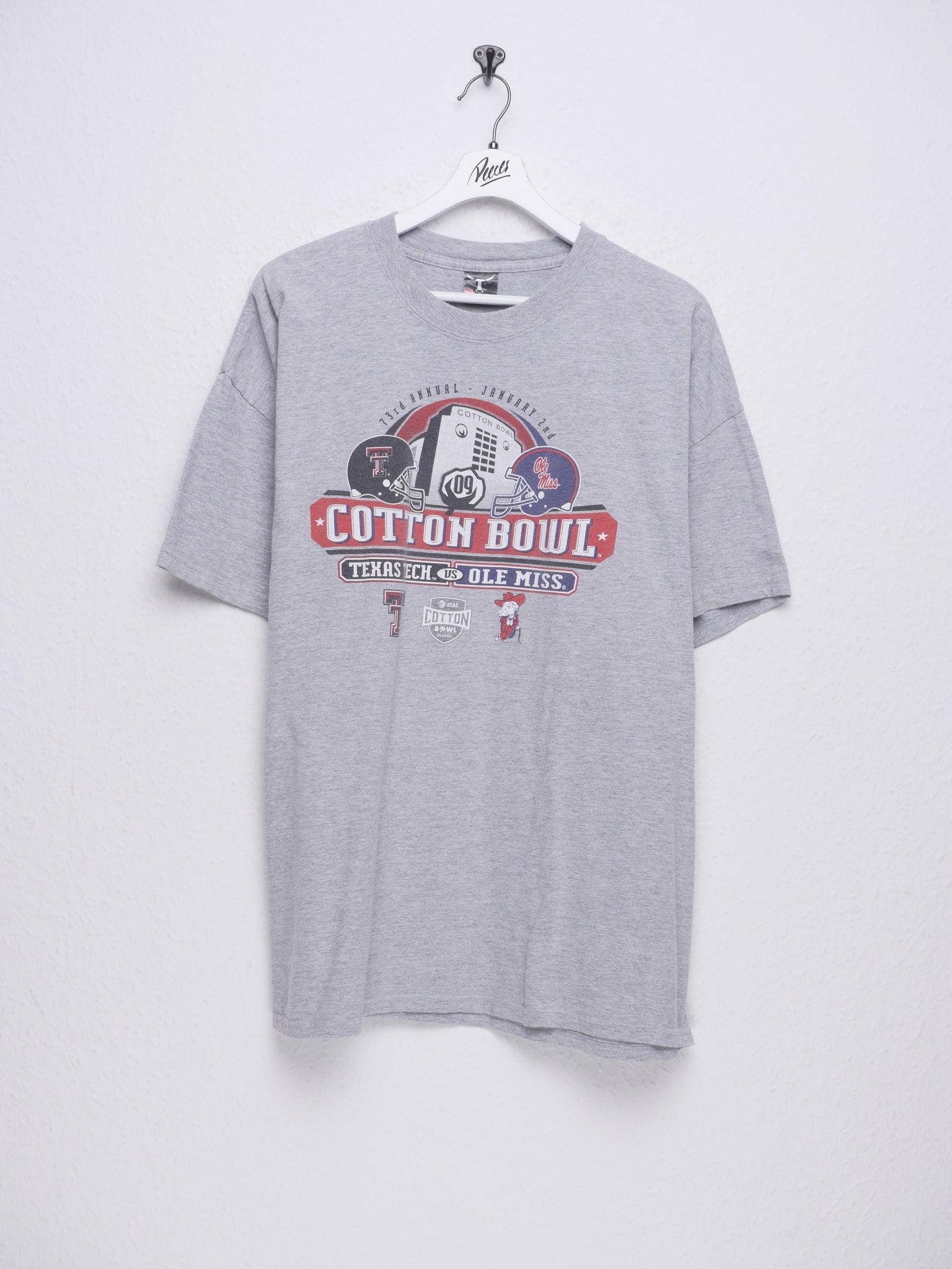 printed Cotton Bowl grey Shirt - Peeces