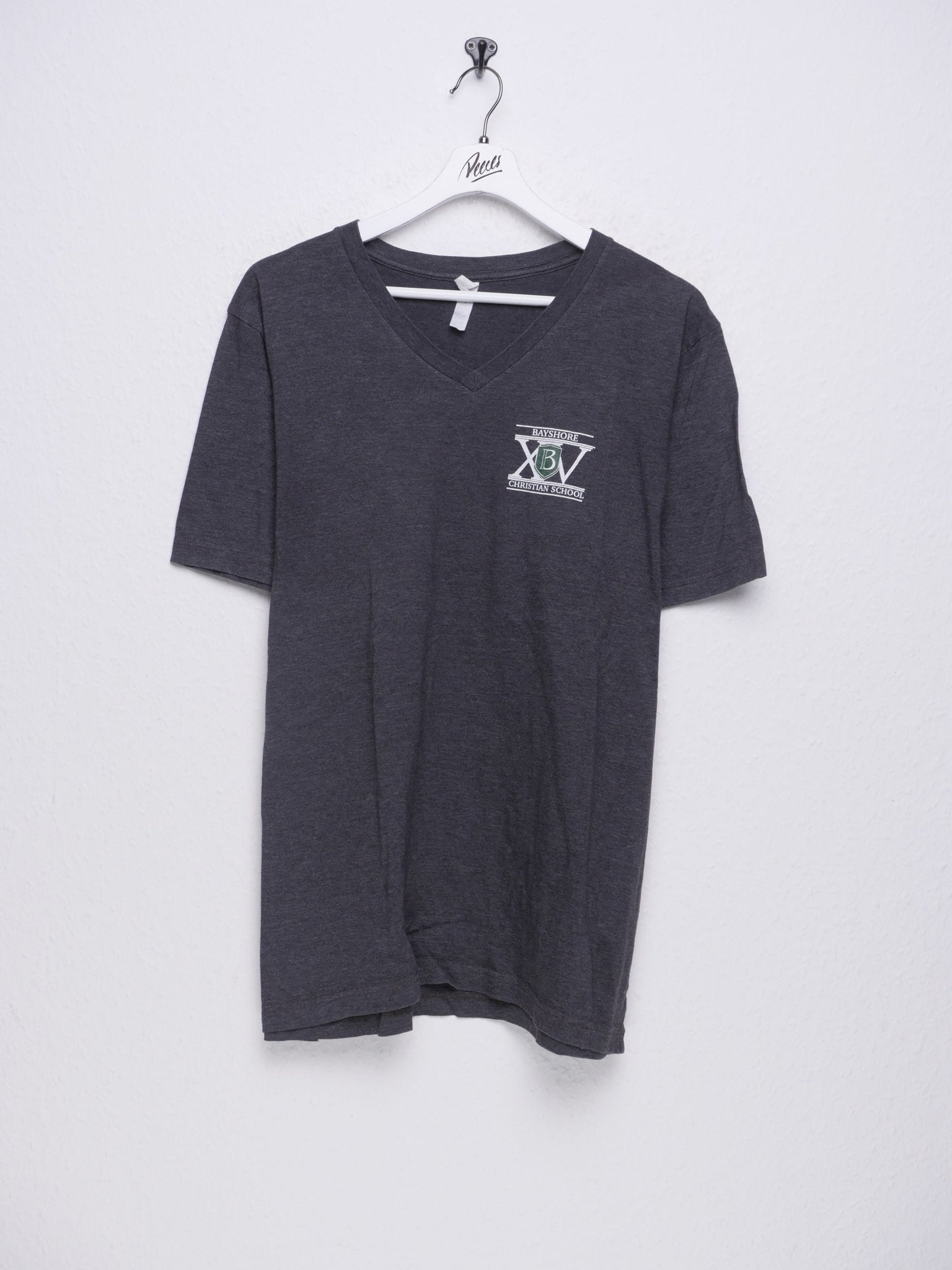 printed Logo grey Shirt - Peeces