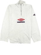 Umbro Half Zip Pullover weiß