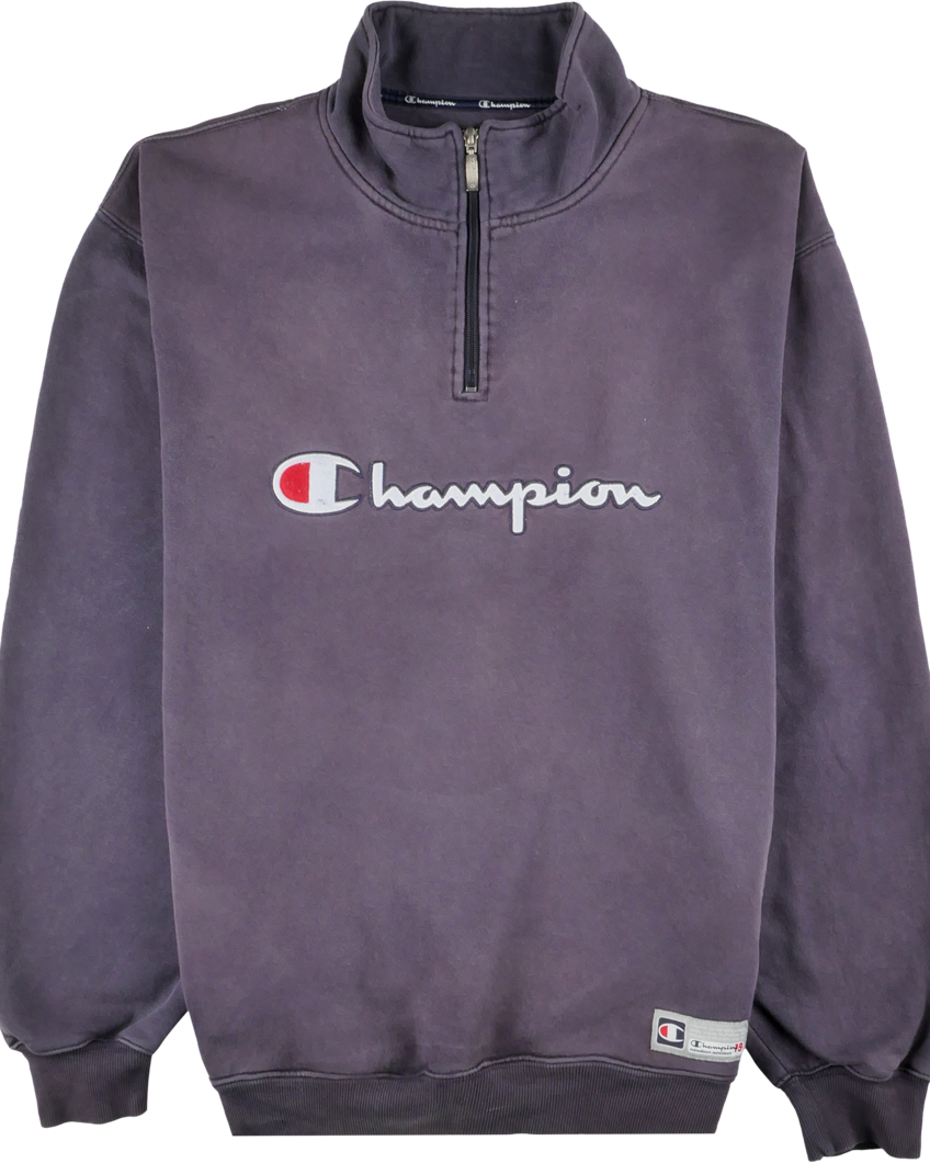 Champion Half Zip Pullover lila